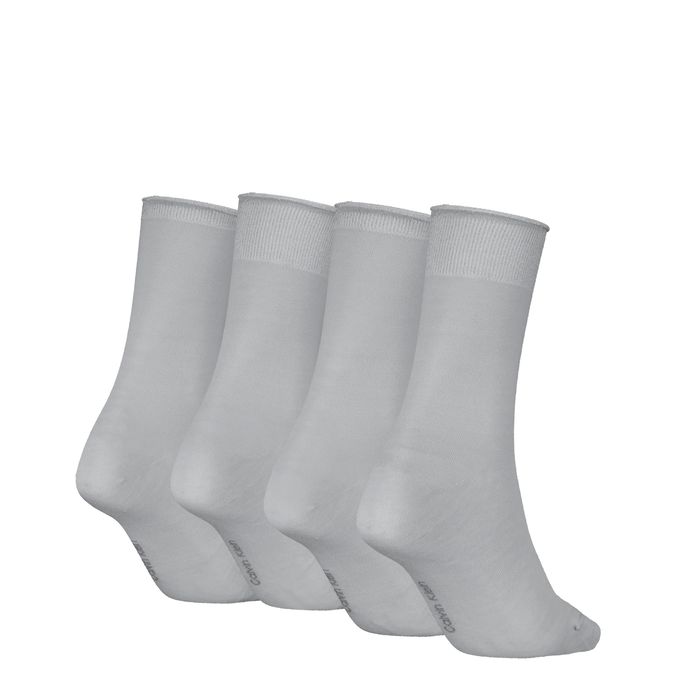 Calvin Klein Socken »CK WOMEN SOCK 4P HOLIDAY PACK LUREX«, (4 Paar, 4er Pack), Glitzerfäden, Logostickerei, kleiner Rollrand