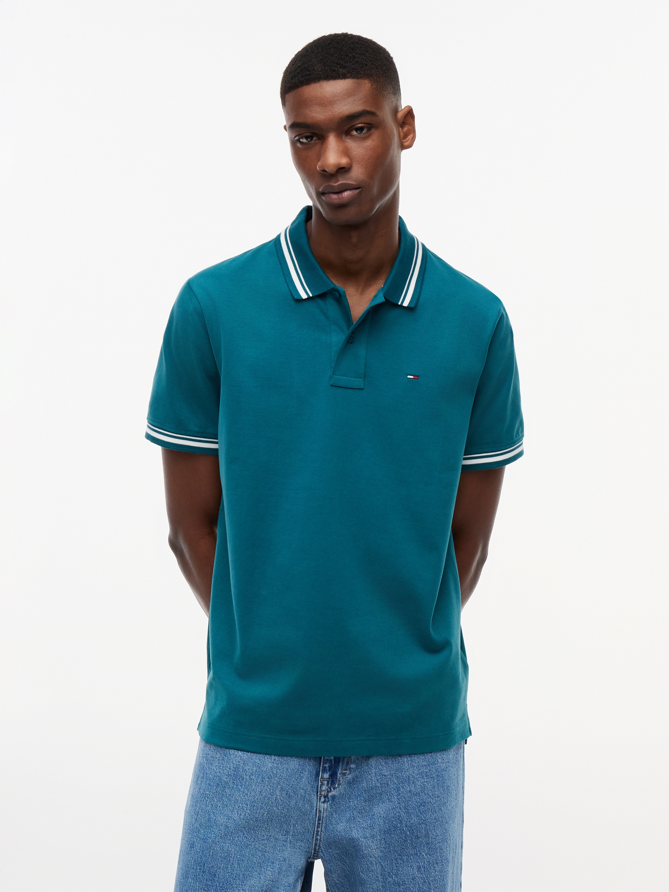 Tommy Jeans Poloshirt »TJM REGULAR TIPPED« Regular fit mit Polokragen