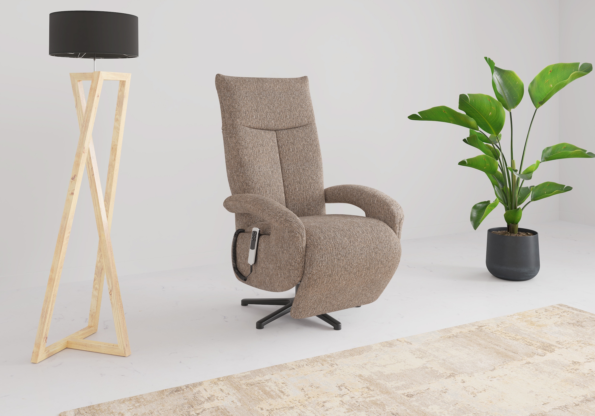 sit&more TV-Sessel "TV Dance" wahlweise manuell oder elektrischer Funktion mit Akku