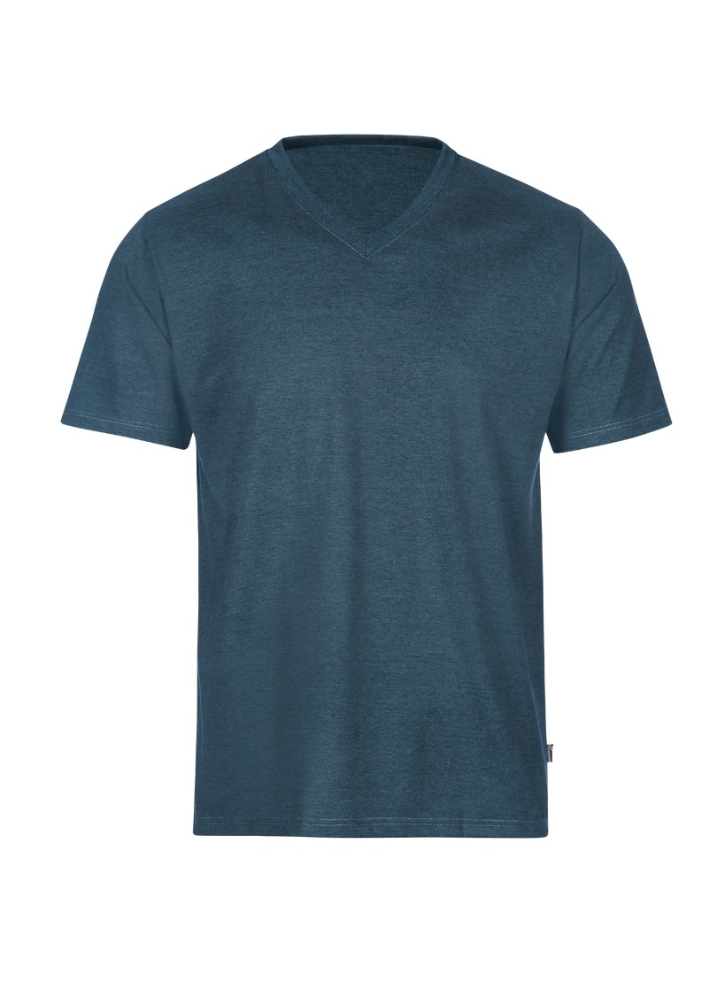 Baumwolle« ♕ DELUXE Trigema bei T-Shirt »TRIGEMA V-Shirt