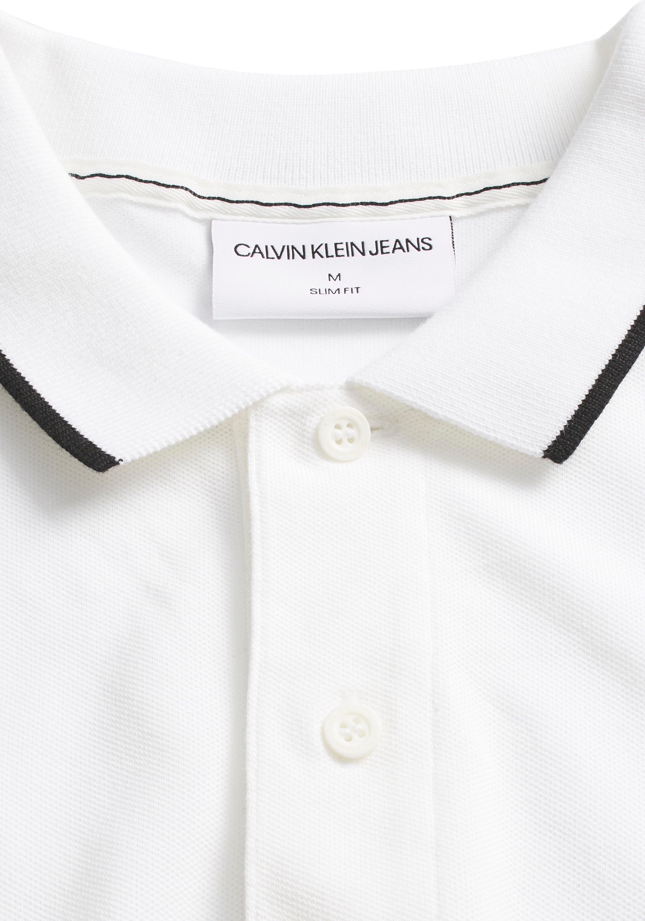 Calvin Klein Jeans Poloshirt »TIPPING SLIM POLO«, mit Logomarkenlabel