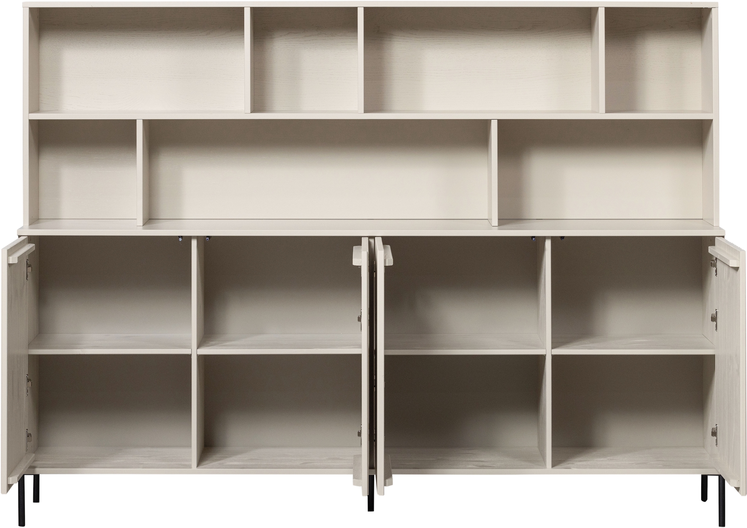 WOOOD Buffet »Gravu« New Gravure Hängeschrank, FSC-Kiefer bietet Stauraum und Präsentation