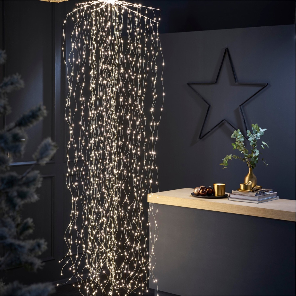 Rechnung auf LEDs, 1152 kaufen »Wasserfall, 230 cm lang LED-Lichtervorhang Schneider Weihnachtsdeko«, mit