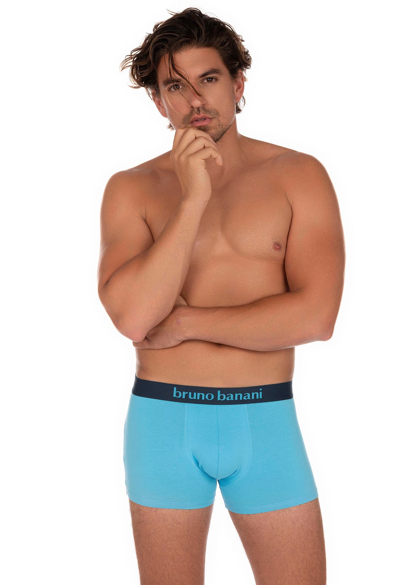 Bruno Banani Boxershorts »Retro Pants«, (2er Pack), mit stylischen Mustern