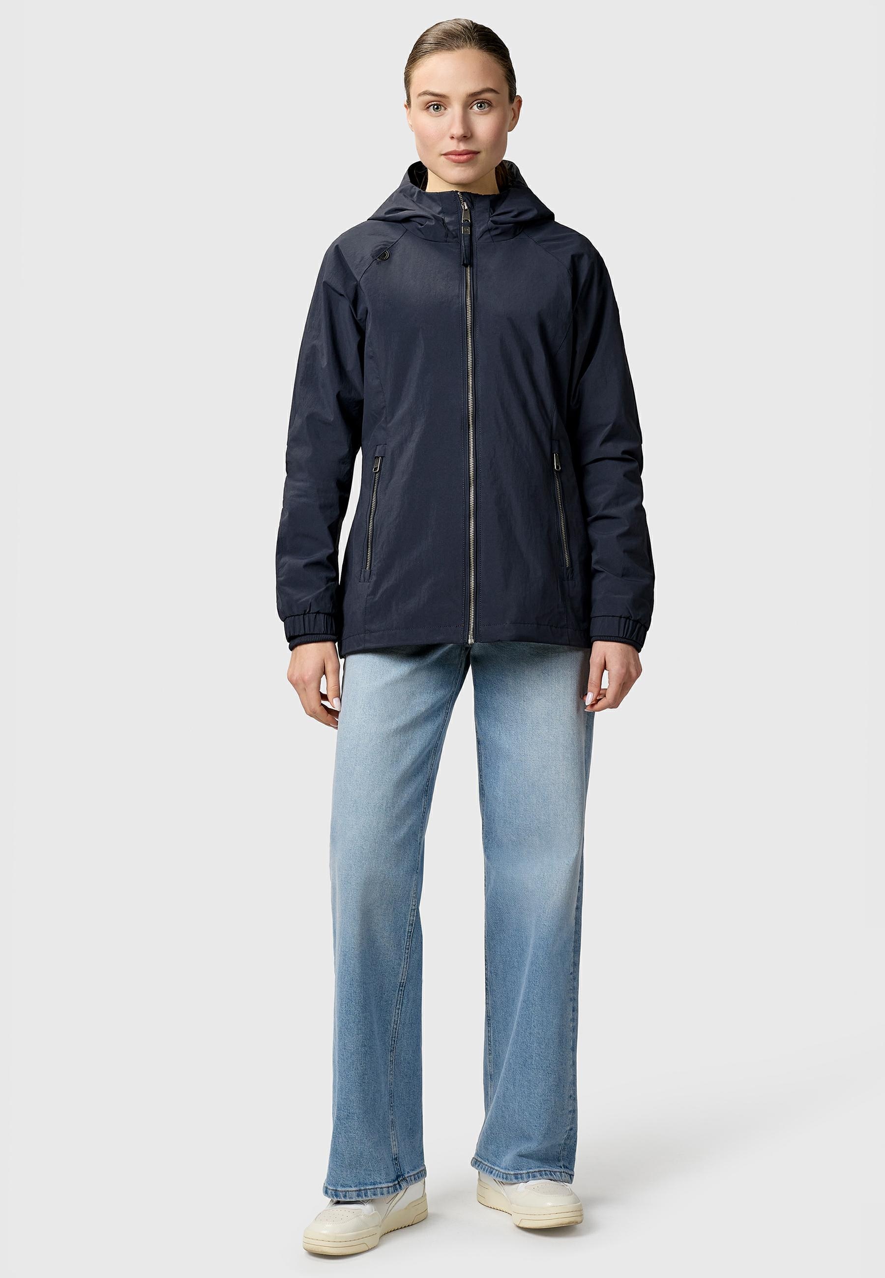 Ragwear Funktionsjacke »Funktionsjacke Dizzea« mit Kapuze Wasserdichte und atmungsaktive Übergangsjacke