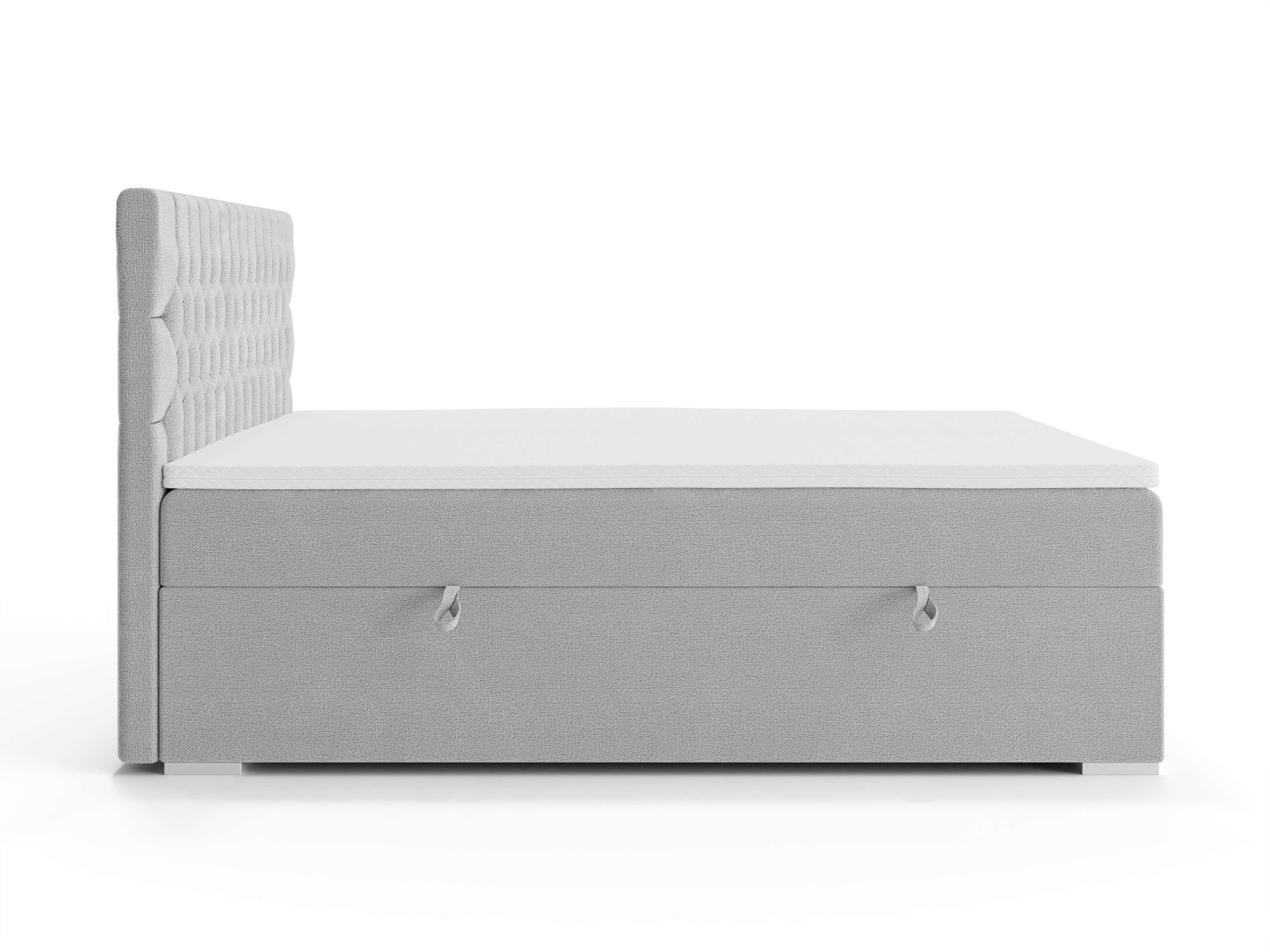 Leonique Polsterbett »ALIY mit Matratze und Topper, in 3 Breiten (140, 160 und 180 cm)«, Boxspringbett mit Kopfteil, Bettkasten, Matratze (BFK/TFK) und Topper