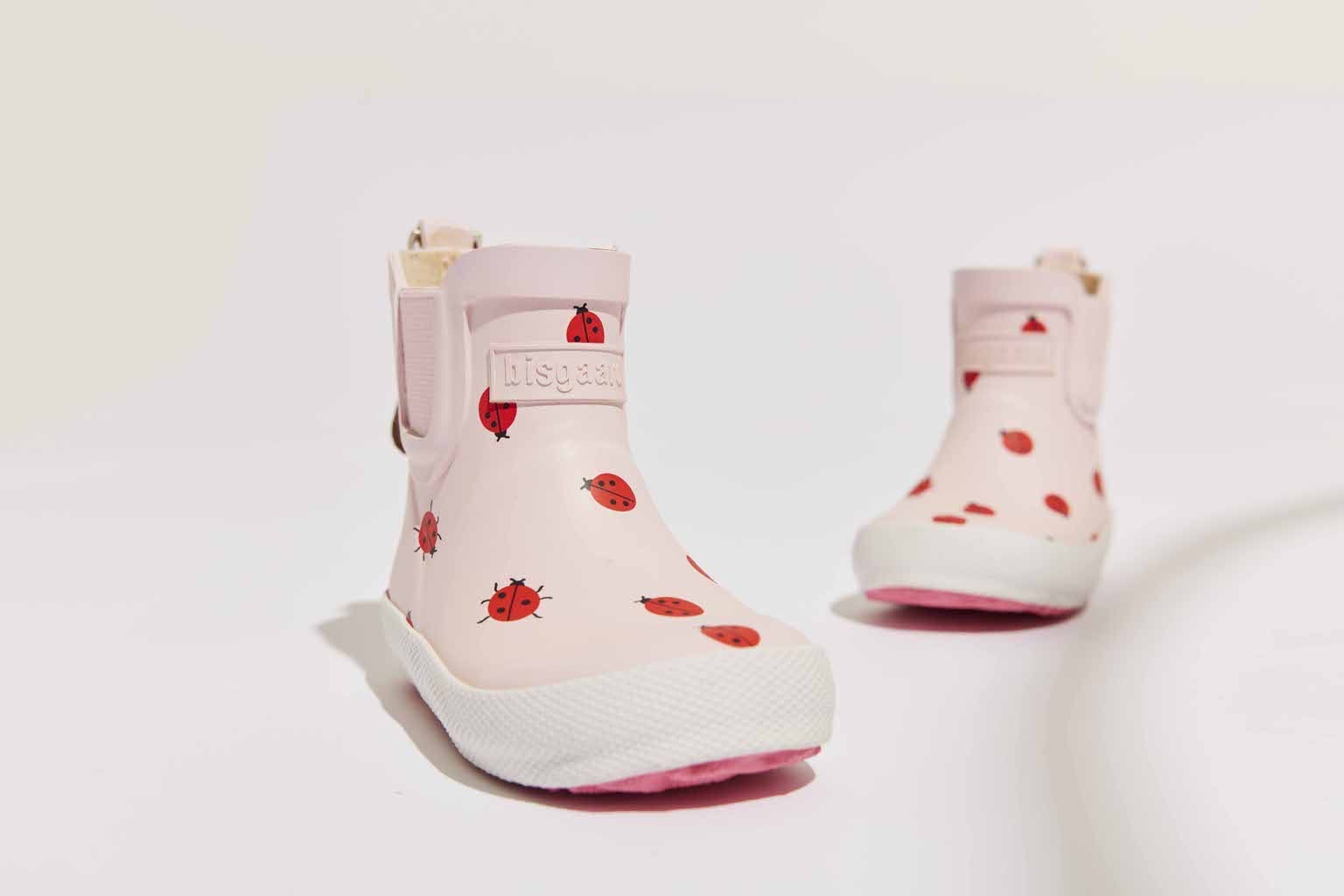 Bisgaard Gummistiefel »baby rubber Weite: normal«, Babyschuh mit Stretcheinsatz, Größenschablone zum Download
