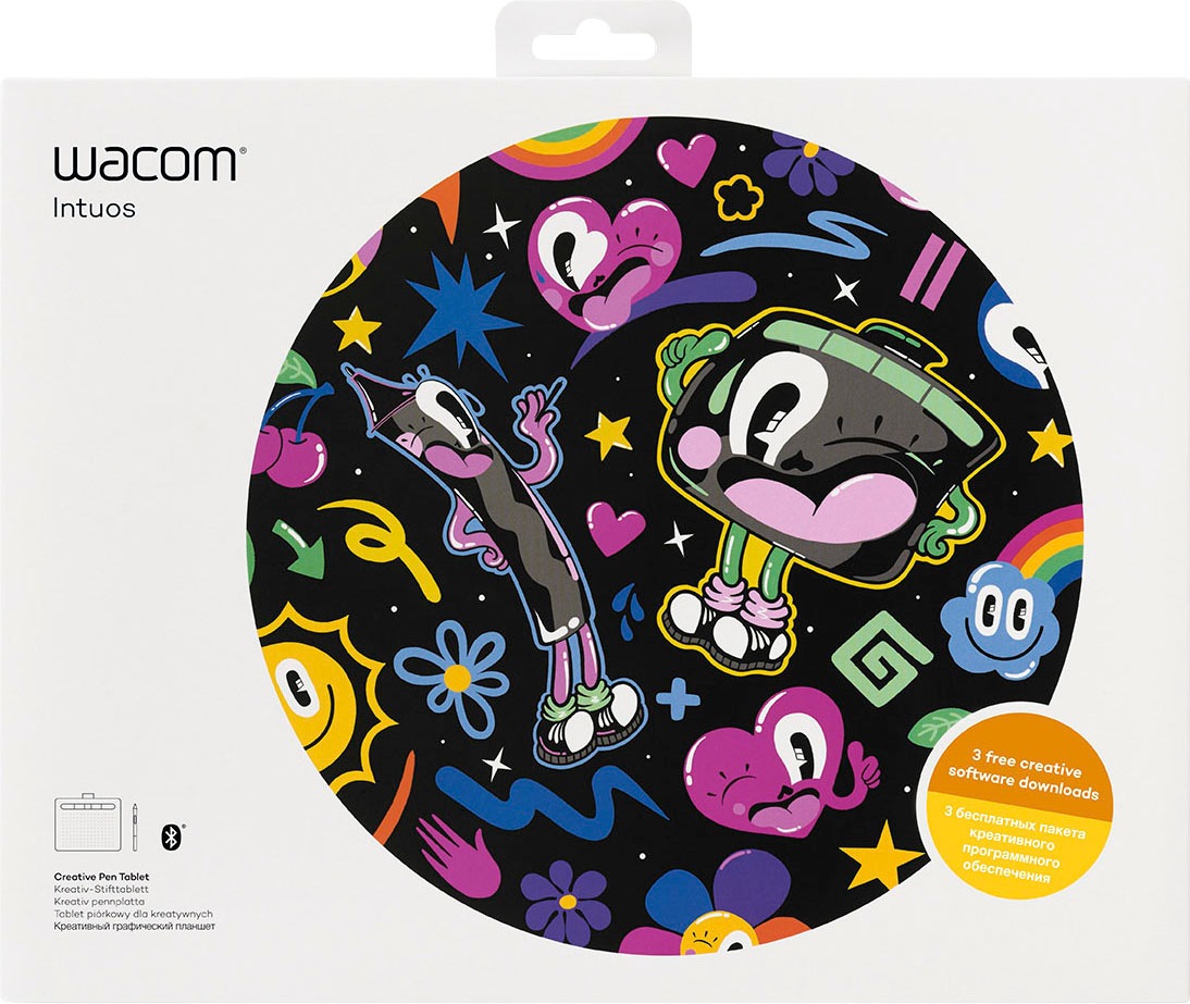Wacom Grafiktablett »Intuos S Bluetooth Black«,)