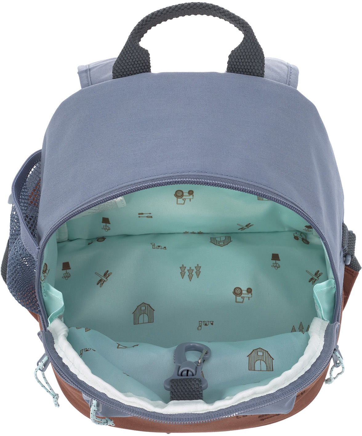 LÄSSIG Kinderrucksack »Adventure, Tractor, Mini Backpack«, Floureszierende Flächen, PETA-approved vegan