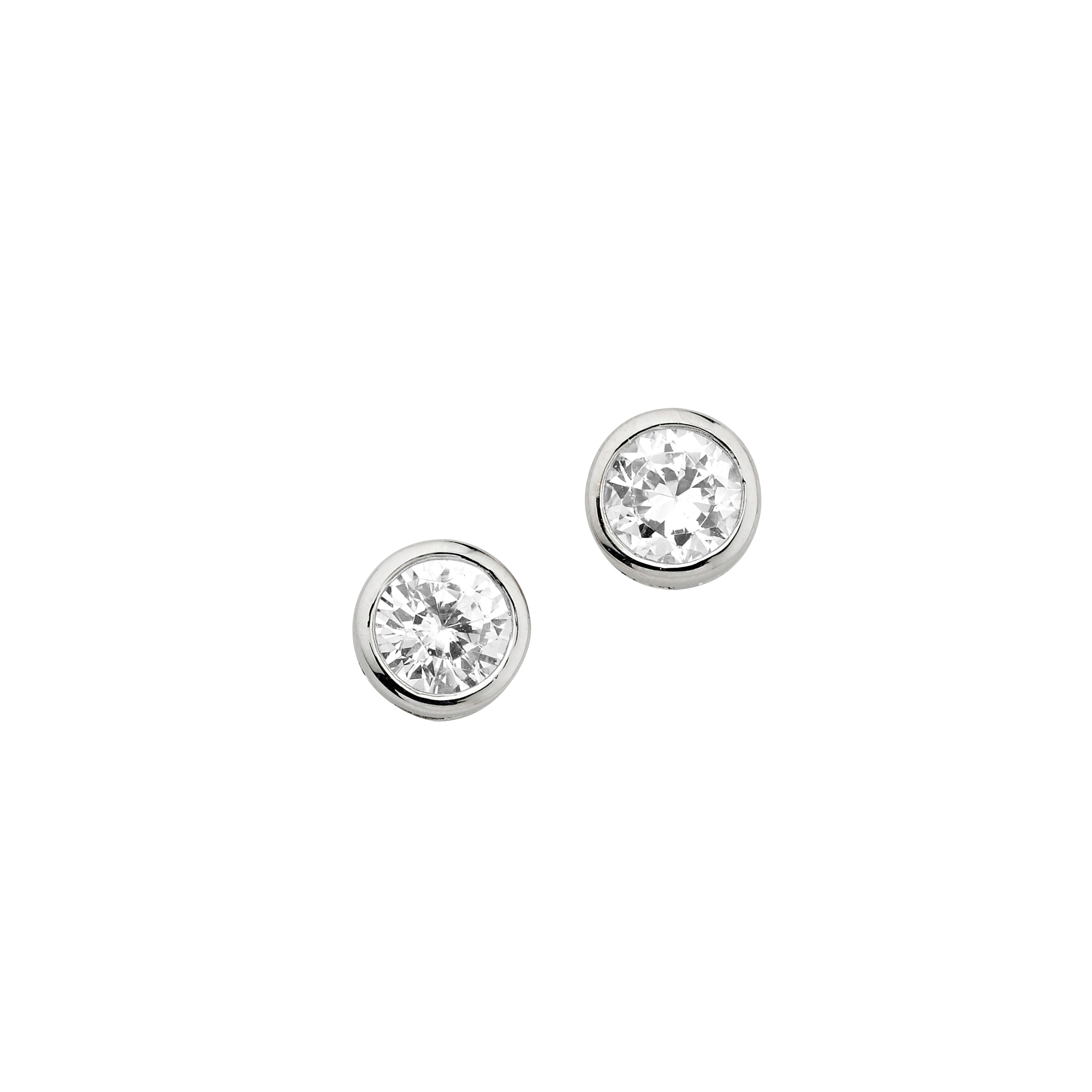 Firetti Paar Ohrstecker »Schmuck Geschenk Silber 925 Ohrschmuck Solitär in mehreren Größen« mit Zirkonia (synth.)