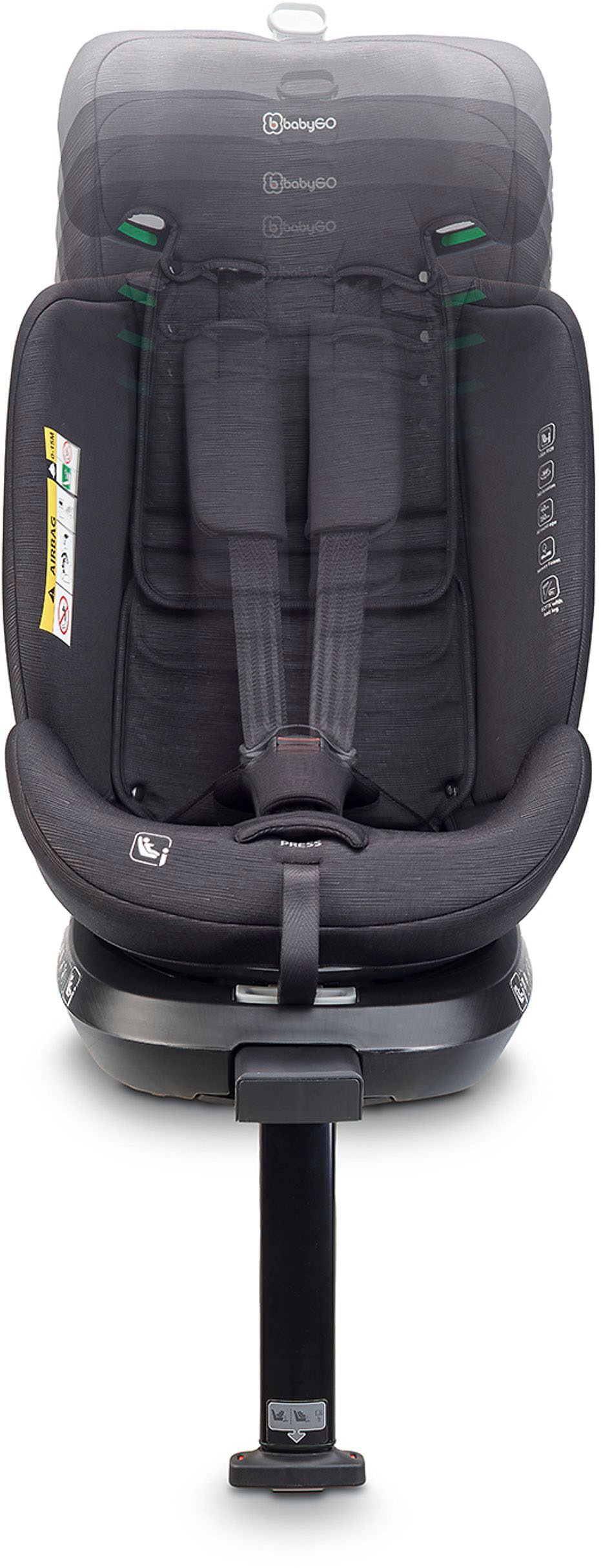 BabyGo Autokindersitz »Move 360 I Size«, für Körpergröße von 40-150 cm