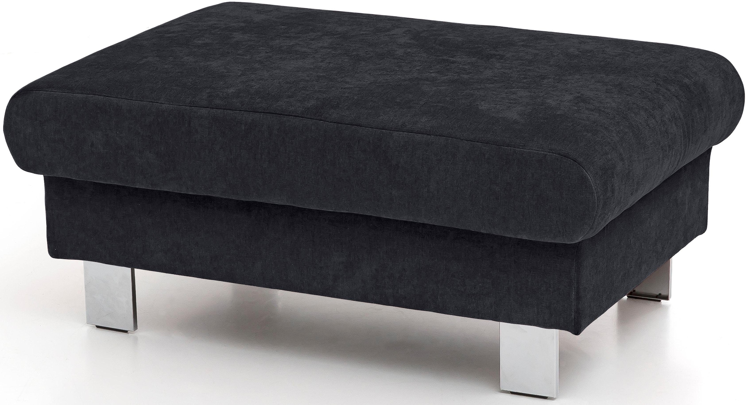 COTTA Polstergarnitur »Komaris L-Form«, (Set), Set bestehend aus: Ecksofa mit Kopfteilverstellung & Hocker
