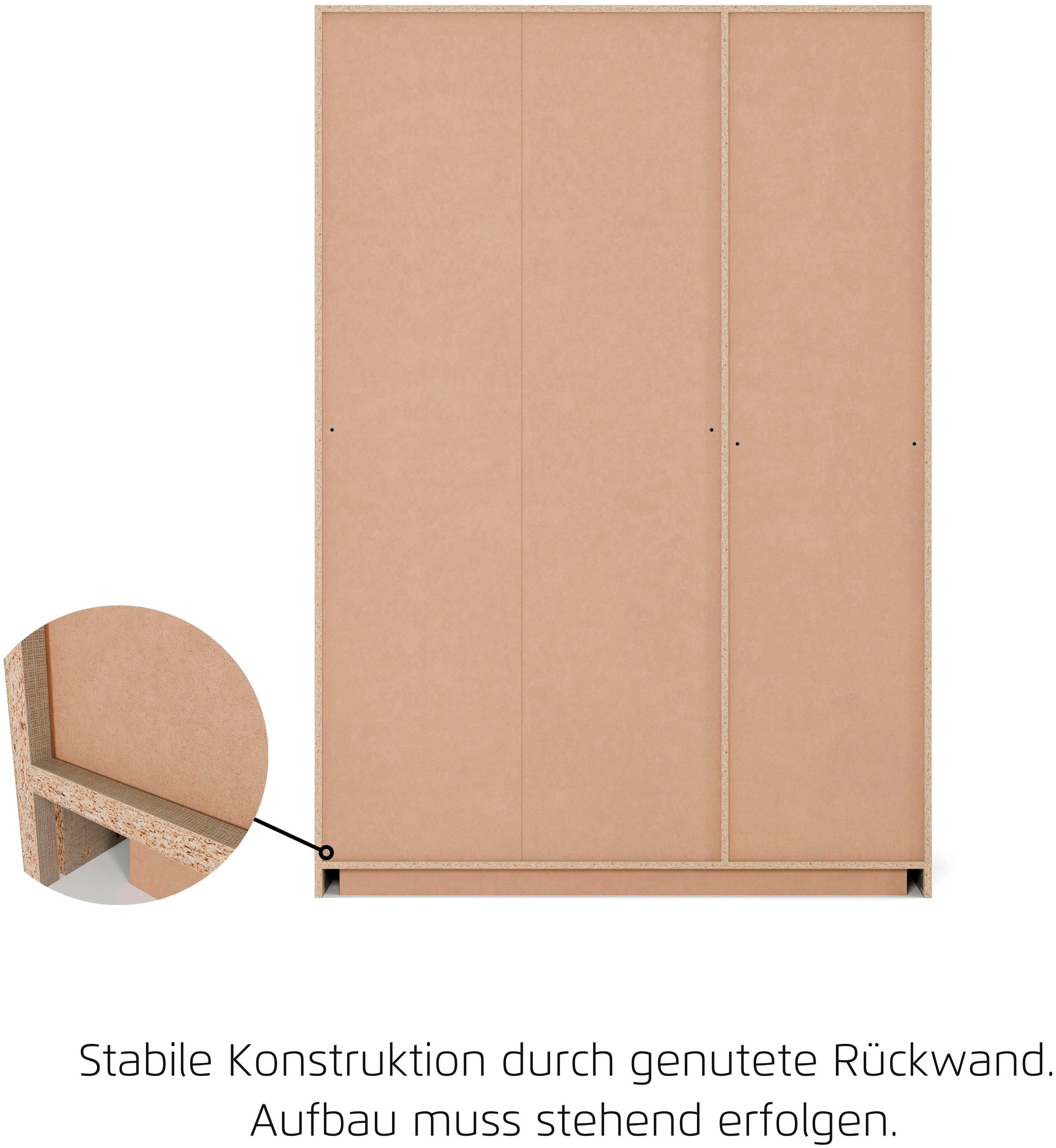 rauch Schwebetürenschrank »Kleiderschrank Schrank Garderobe  ASTANA« 3 Ausstattungen BASIC/CLASSIC/PREMIUM (inkl. SOFT-CLOSE-FUNKTION),  mit 3 Spiegelelementen, Metallgriffleisten alufarbig MADE IN GERMANY
