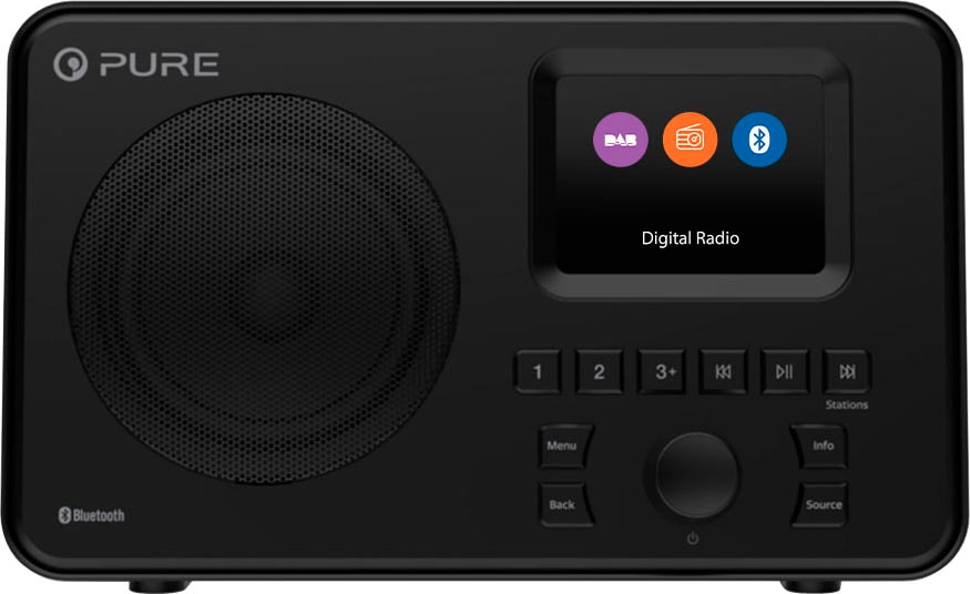 Pure Digitalradio (DAB+) »Elan One Portables-«, (Bluetooth Digitalradio (DAB +)-UKW mit RDS 2,5 W) ➥ 3 Jahre XXL Garantie | UNIVERSAL | Radios