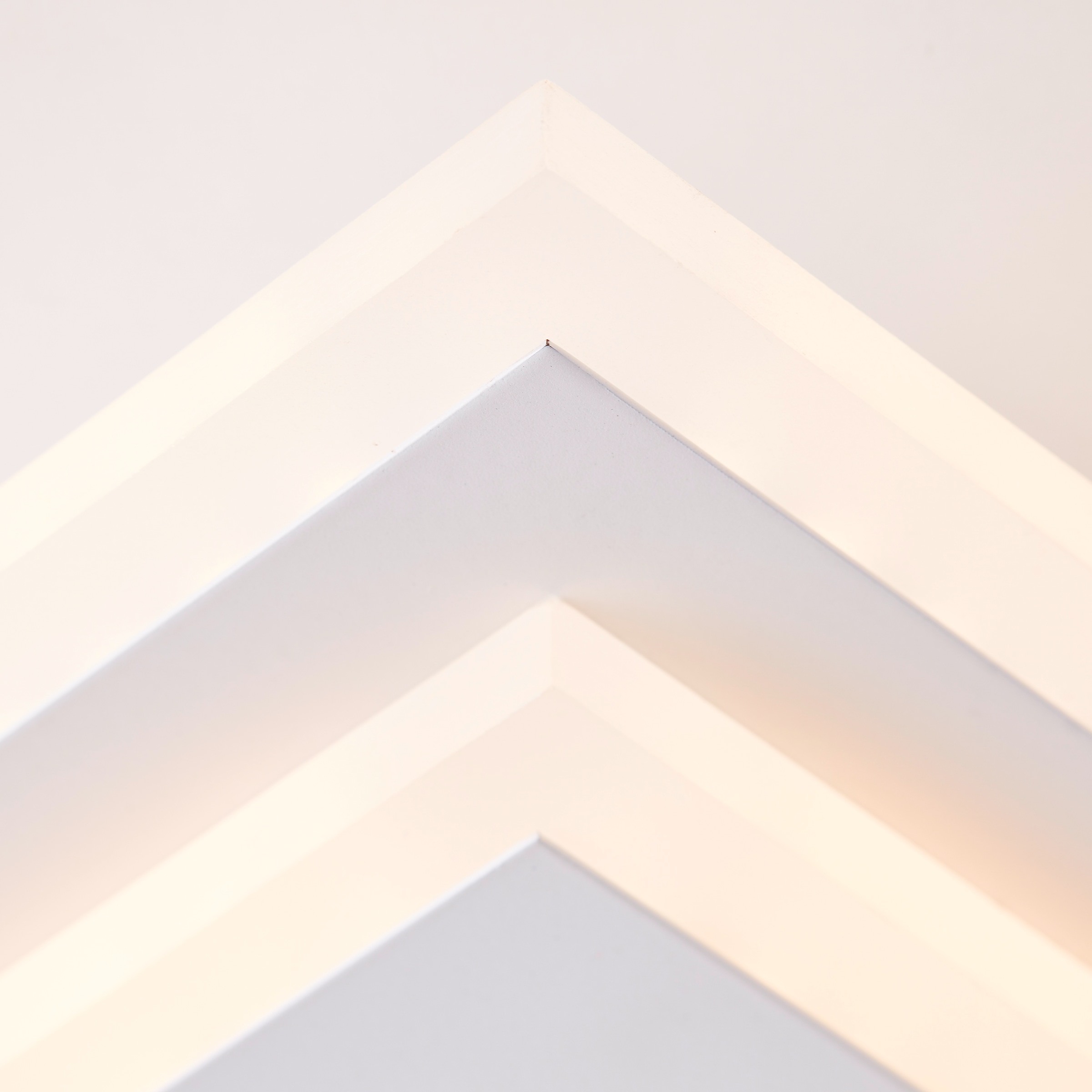 Brilliant LED Deckenleuchte »Iorgo« Warmweiß 43 x 43 cm, 4300 lm, Metall/Kunststoff, schwarz/weiß