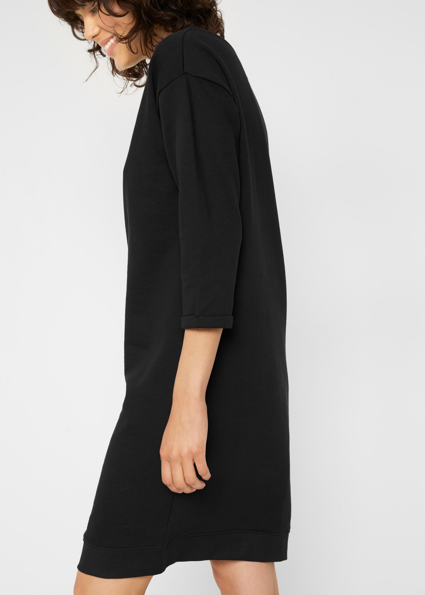 bonprix Sweatkleid »Sweatkleid« mit 3/4-Ärmeln