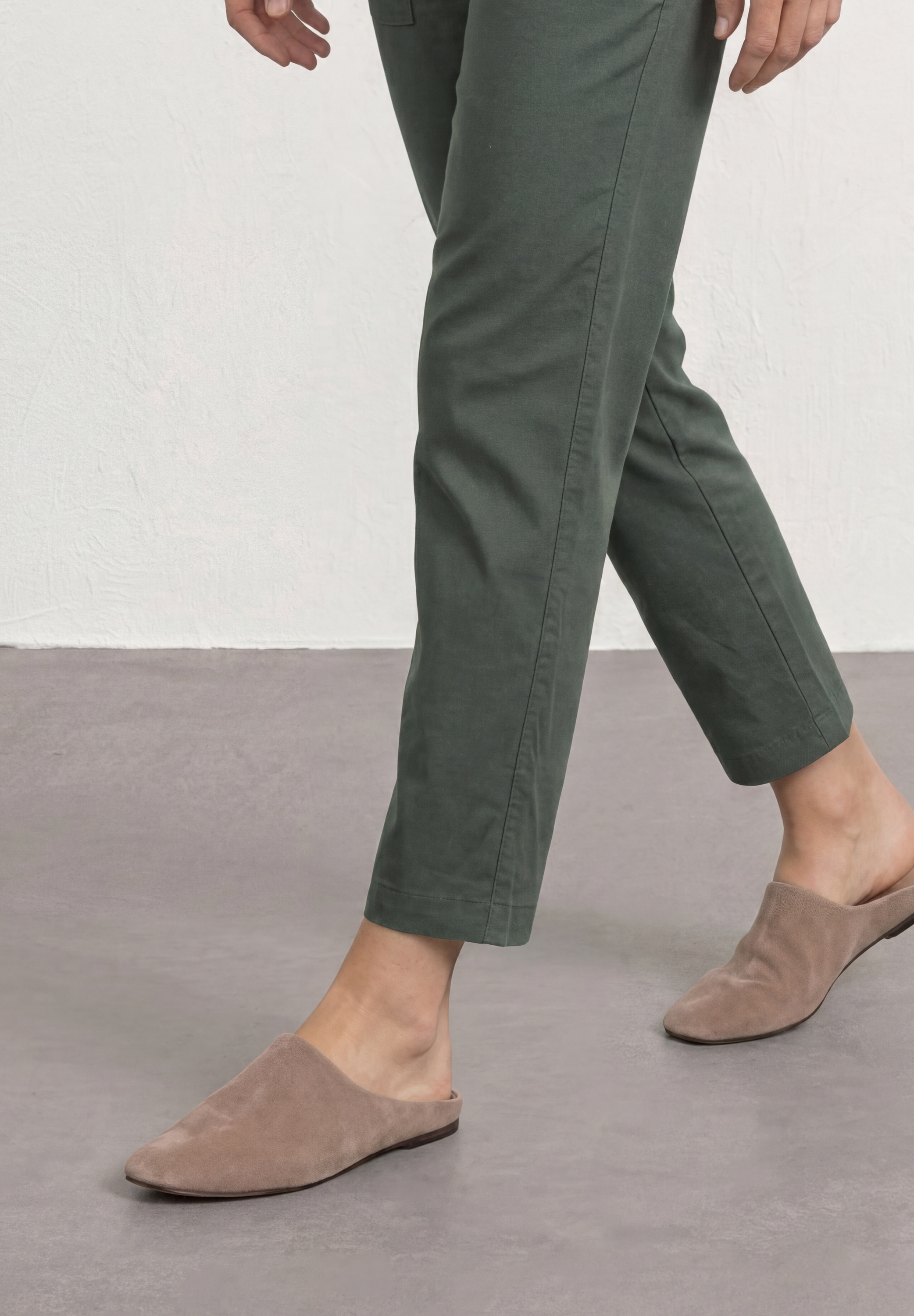 STREET ONE Chinohose  Slim Leg Chino mit Elastikbund