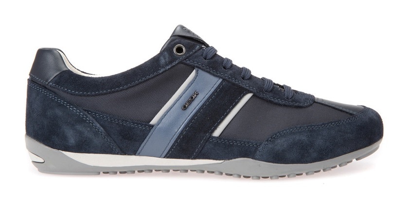 Geox Sneaker »U WELLS C«  Casual Schuh, Schnürschuh mit Logoverzierung
