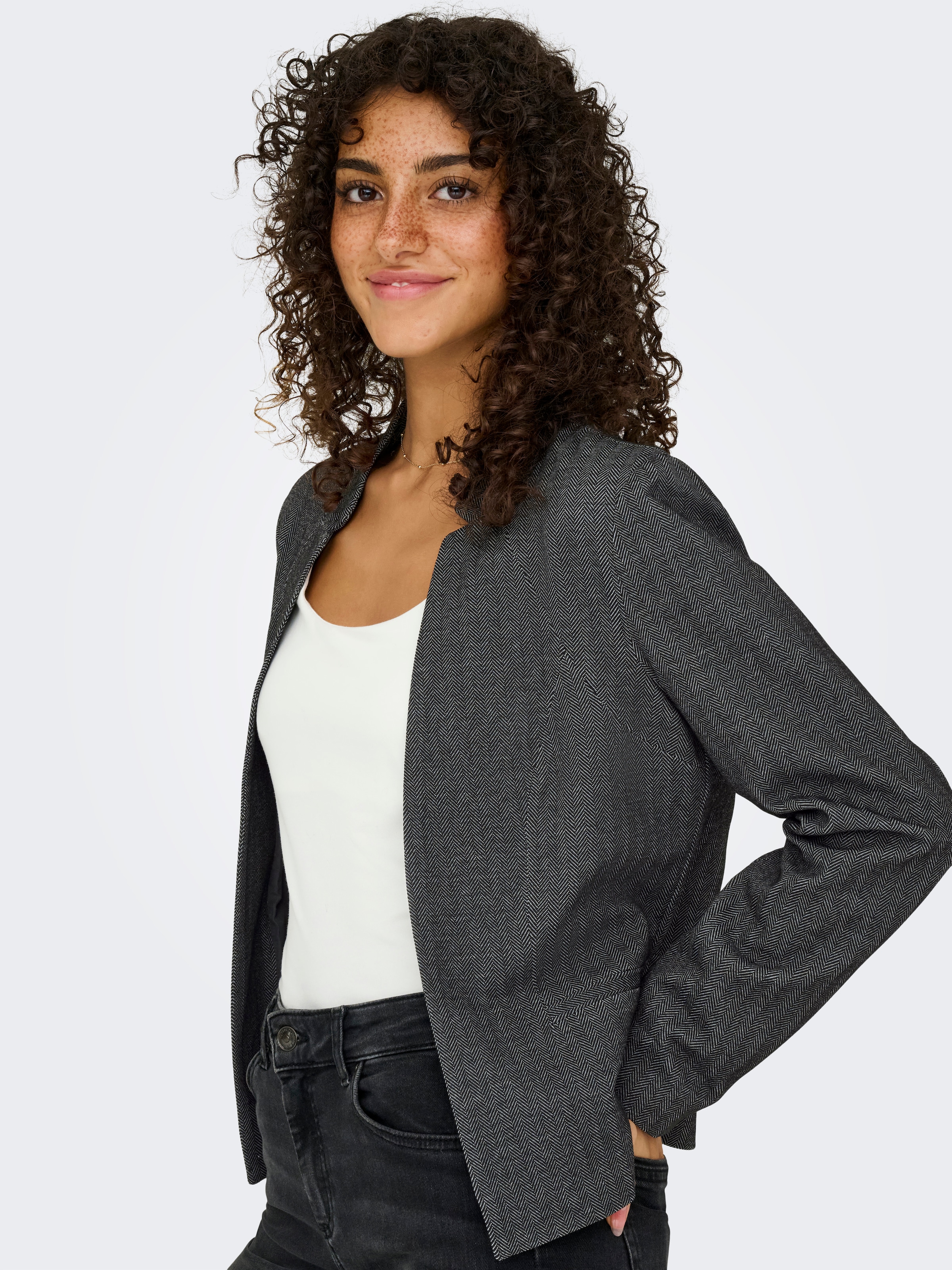 ONLY Kurzblazer »ONLADDY L/S HARRINGBONE BLAZER CC TLR«