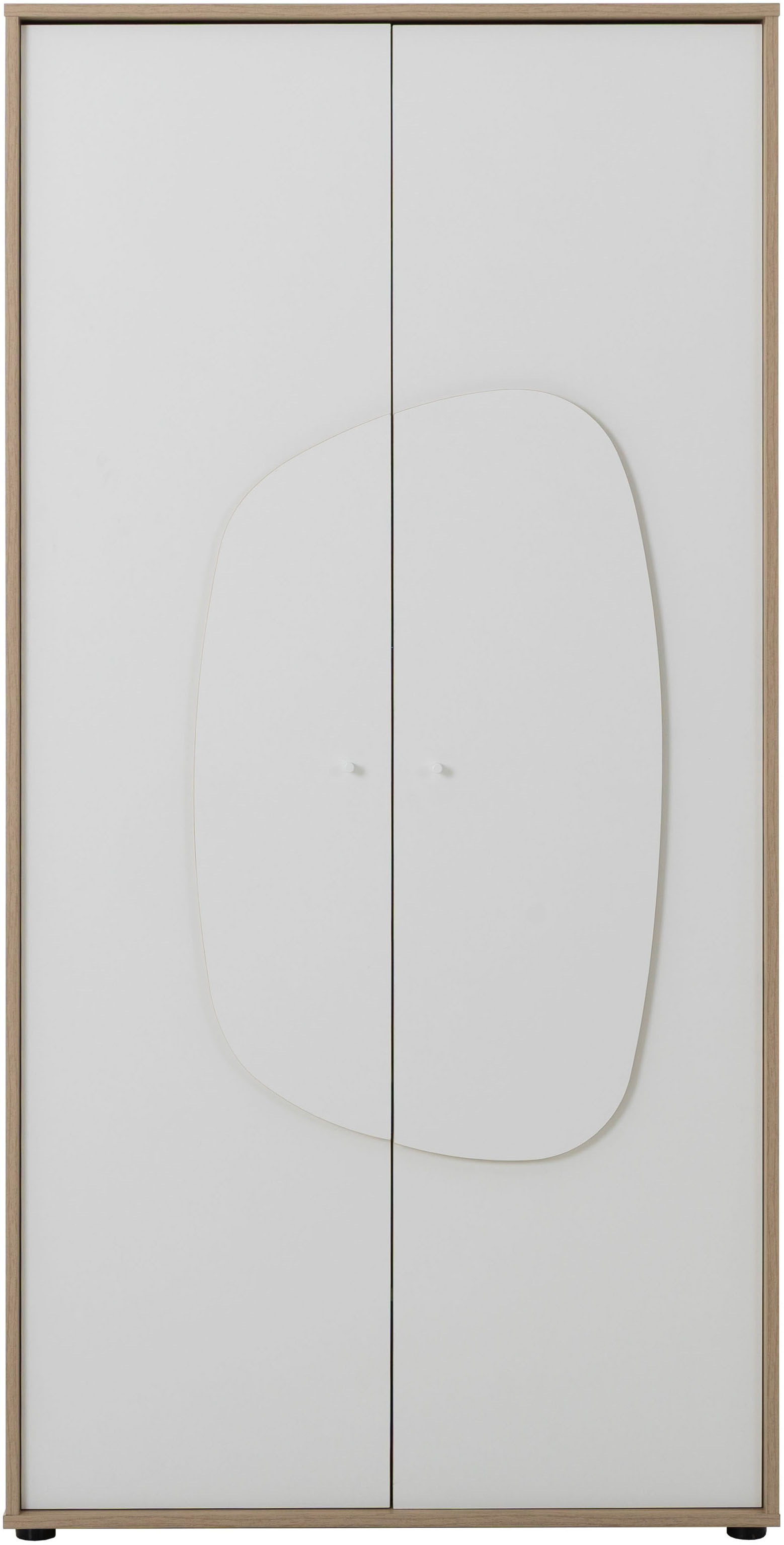 Gami Kleiderschrank »BASILE Kleiderschrank 2 Türen« Praktischer Schrank mit viel Stauraum