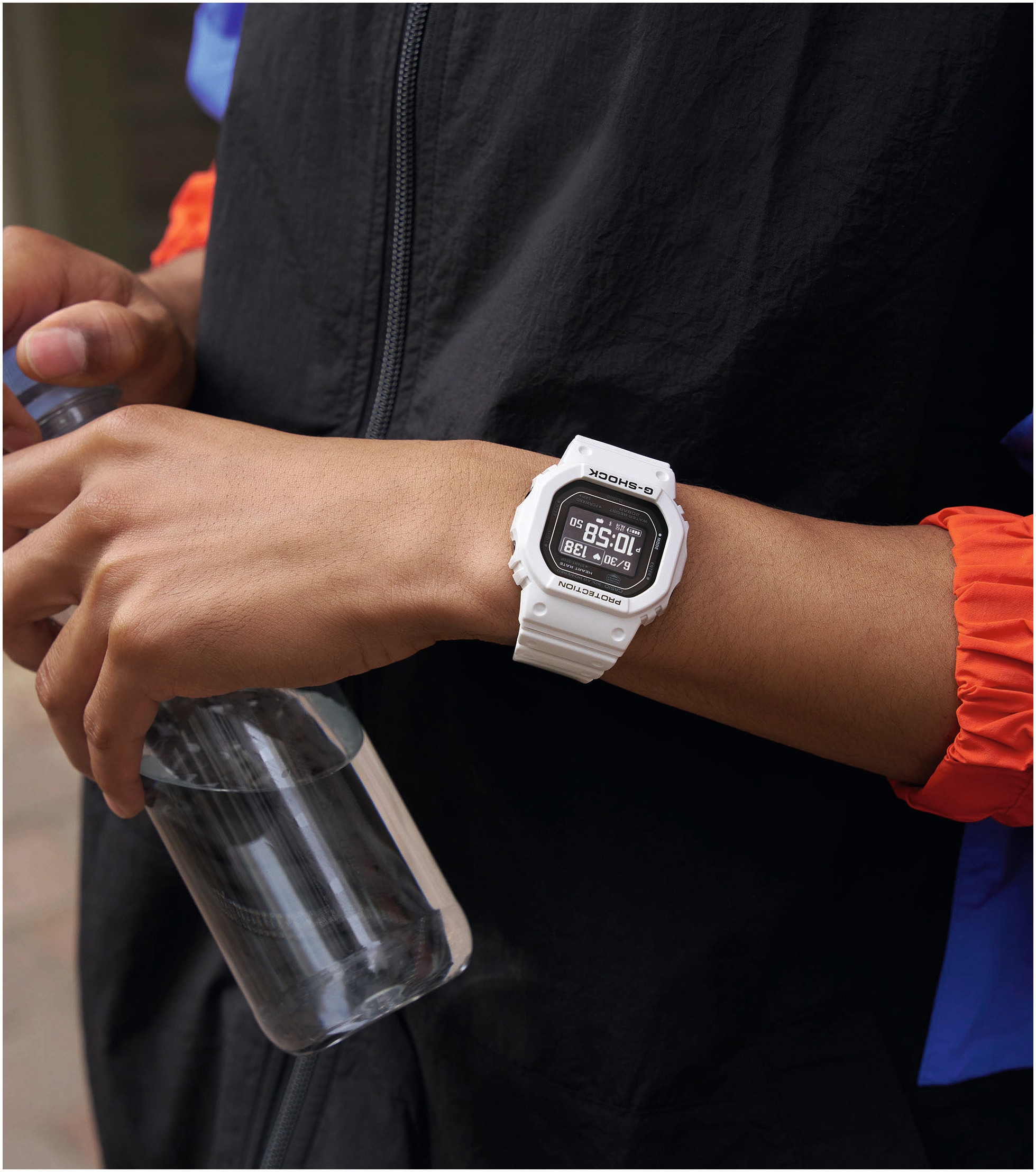 CASIO G-SHOCK Smartwatch, Solaruhr, Armbanduhr, Herrenuhr, Stoppfunktion,Herzfrequenzmesser)