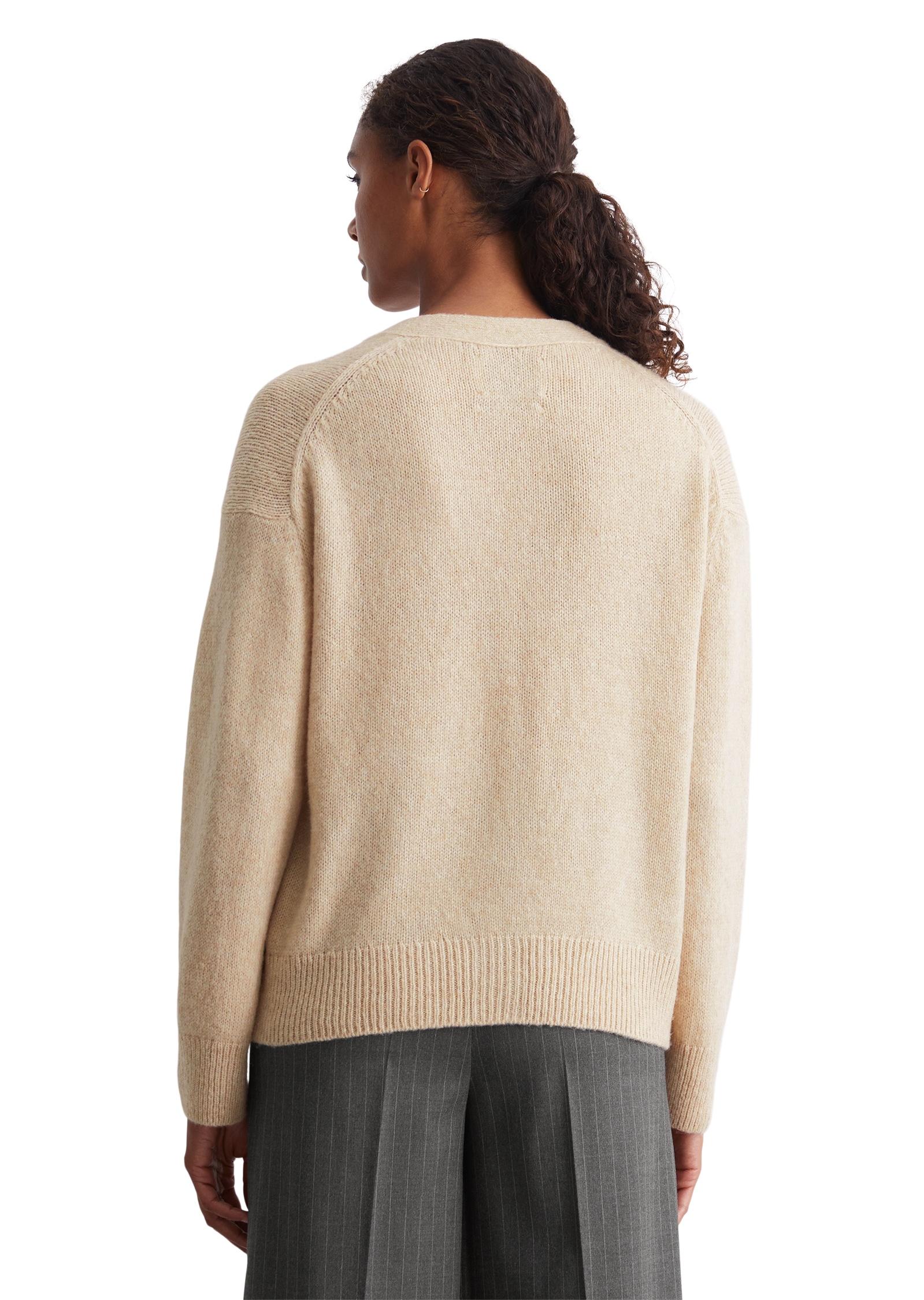 Marc O'Polo Strickjacke, V-Neck-Cardigan relaxed