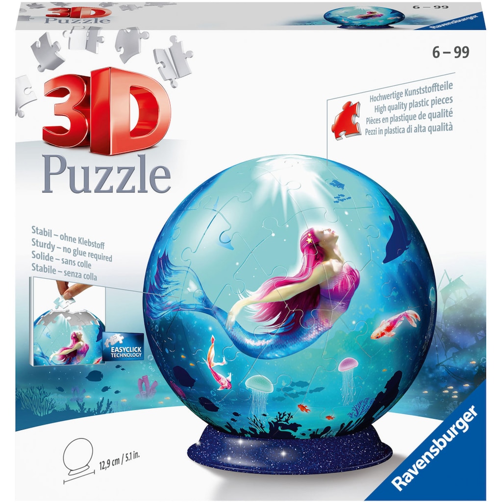 Ravensburger Puzzleball »Bezaubernde Meerjungfrauen«, FSC® - schützt Wald - weltweit; Made in Europe