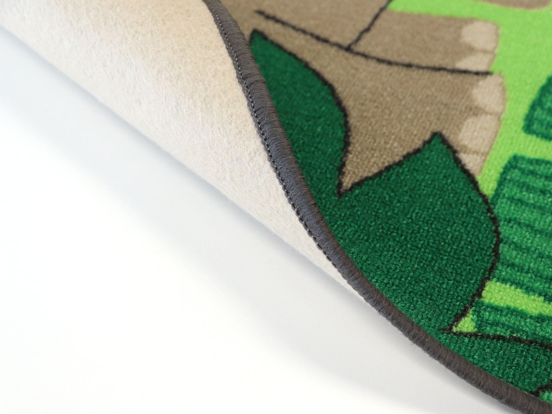 Primaflor-Ideen in Textil Kinderteppich »JUNGLE, Made in Belgium«, rechteckig, 5 mm Höhe, Motiv Dschungel Tiere, Kinderzimmer