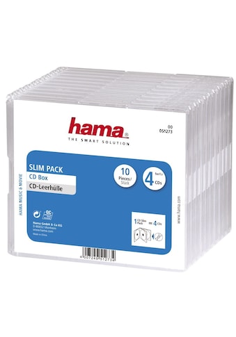 Hama DVD-Hülle, Slim Pack 4, 10er-Pack, Transparent kaufen