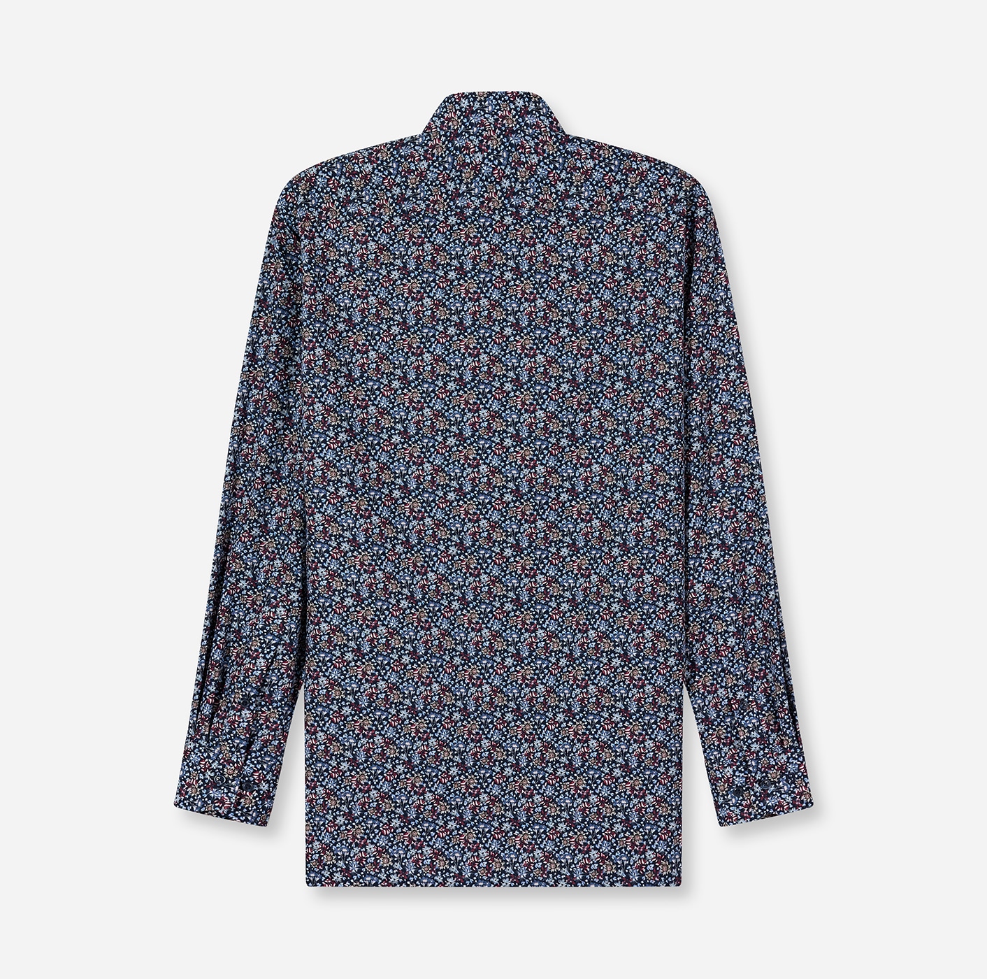 OLYMP Langarmhemd »Luxor«, gemustert, Businesshemd, comfort fit, New-Kentkragen
