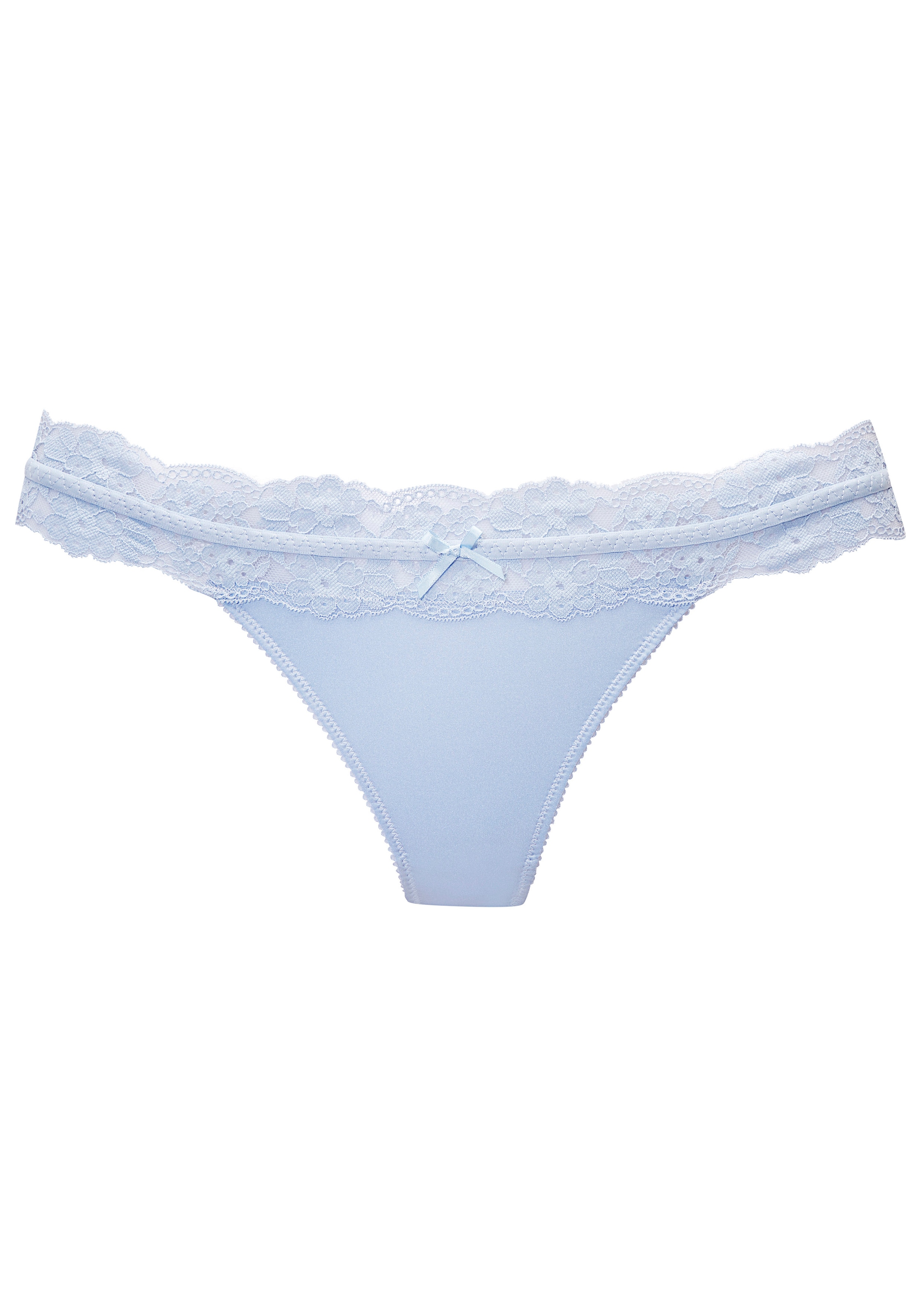Vivance String »Anisa« mit blumiger Spitze rundherum am Bund