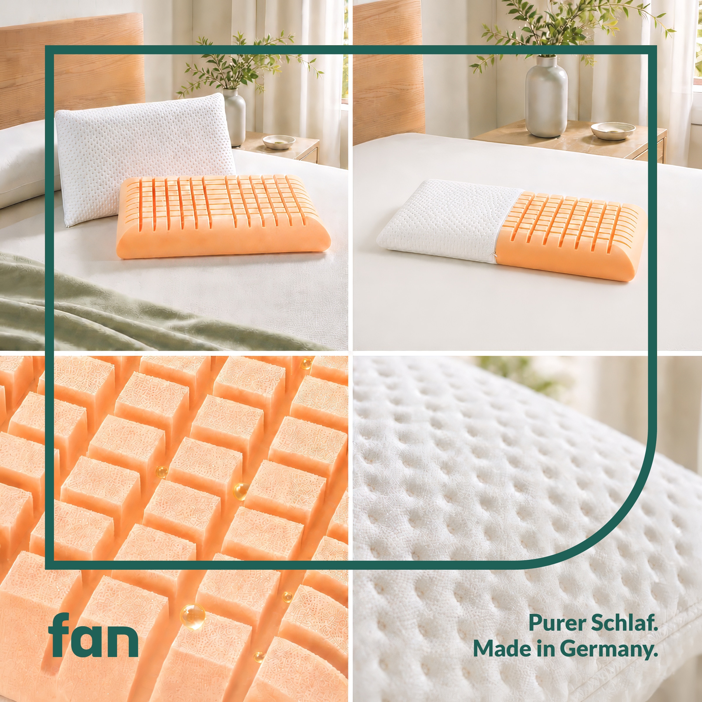 fan Nackenstützkissen »Soja Dream« Füllung: Viscoschaum 1 Stk. tlg. mit einer Höhe von ca 10 cm