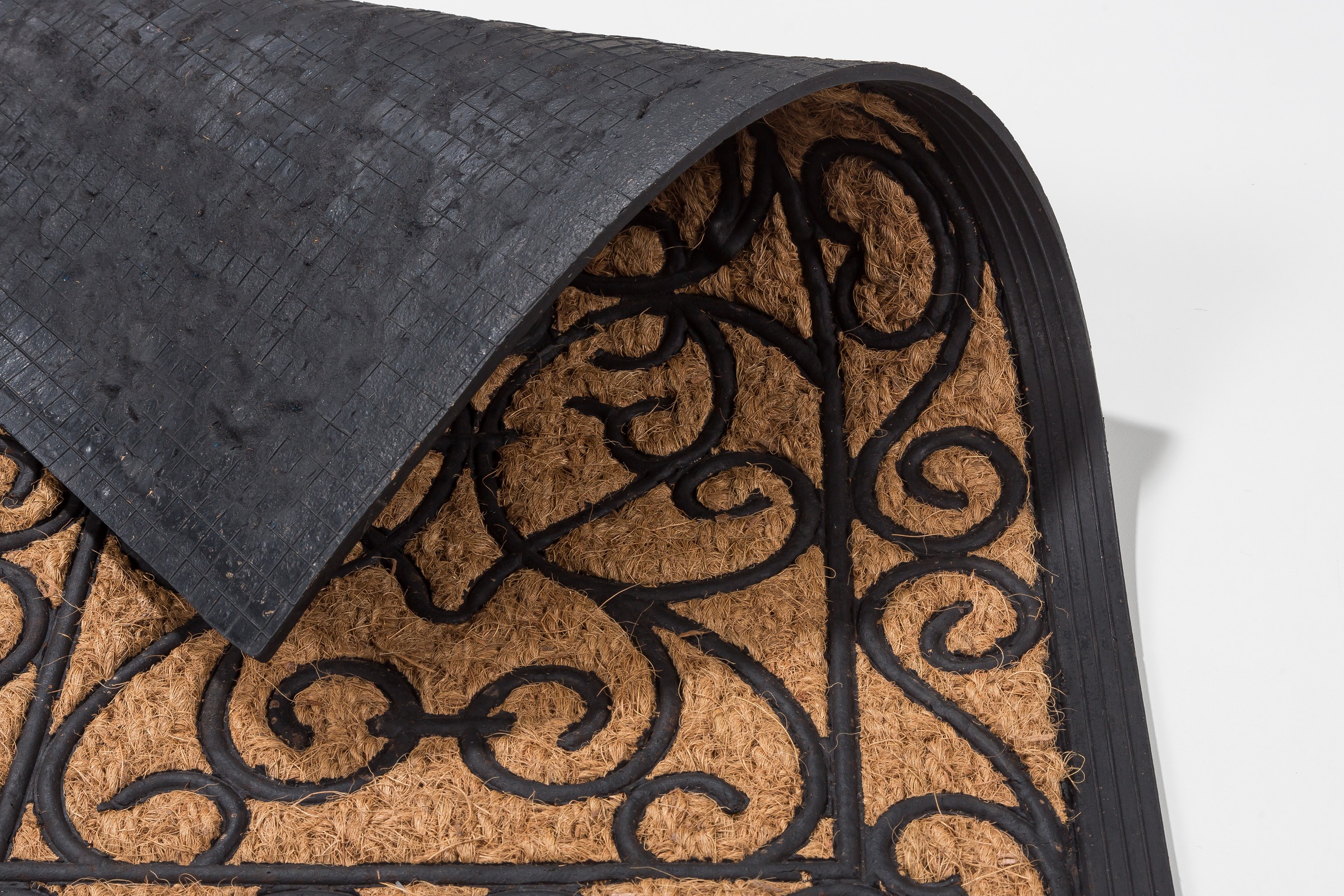 ASTRA Fußmatte »Coco Deluxe Light« rechteckig 8 mm Höhe Türmatte, Kokos, rutschfest, schmutzabweisend, In und Outdoor