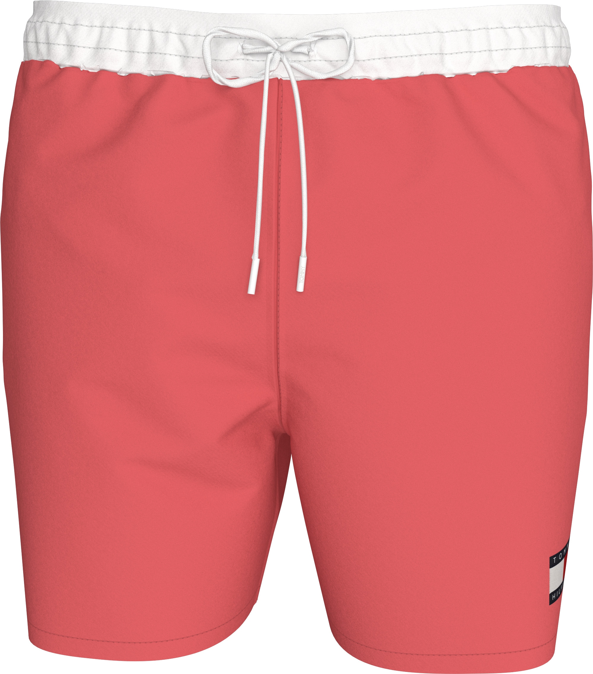 Tommy Hilfiger Swimwear Badeshorts »MEDIUM DRAWSTRING«, mit Logo-Patch, mit kontrastfarbenem Bund