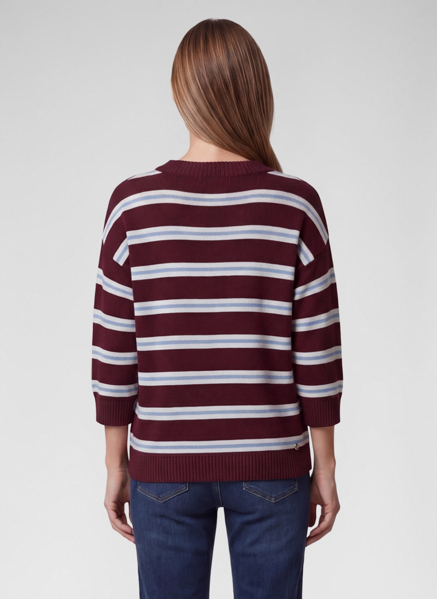 Rabe 3/4 Arm-Pullover in Streifen-Optik