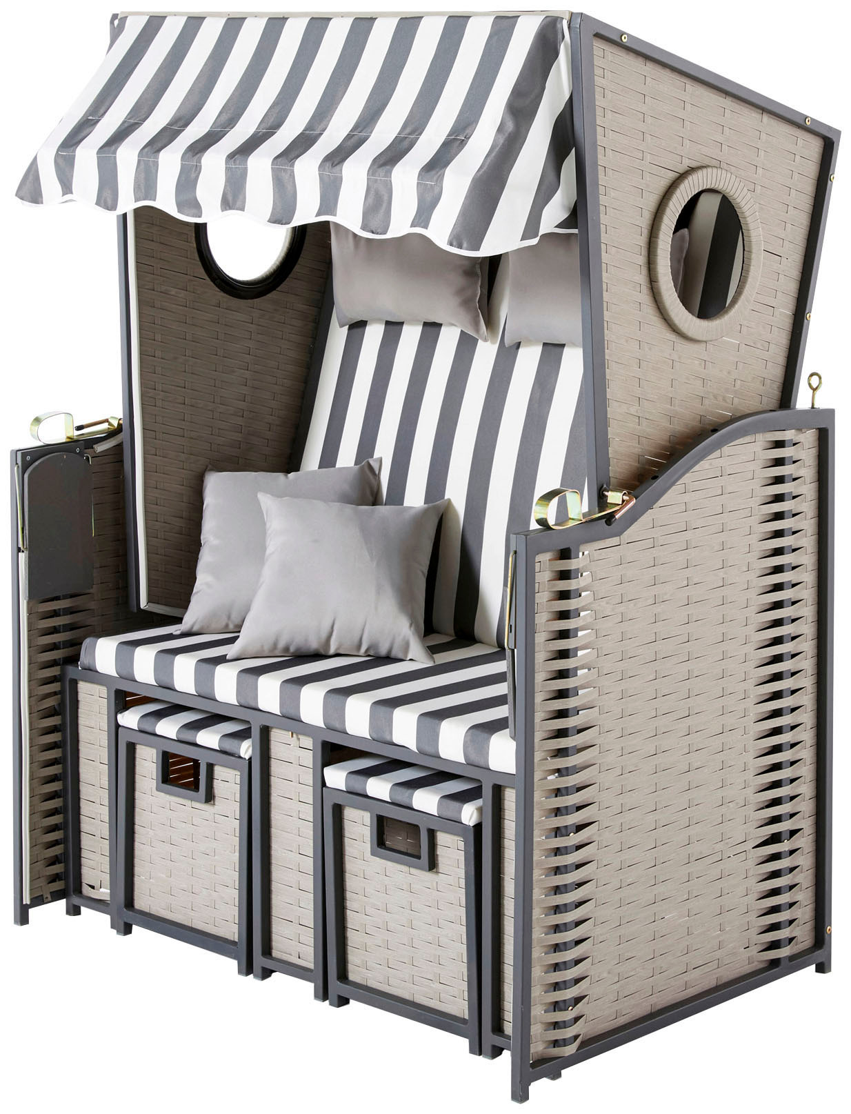 Strandkorb »Marine«, 2-Sitzer