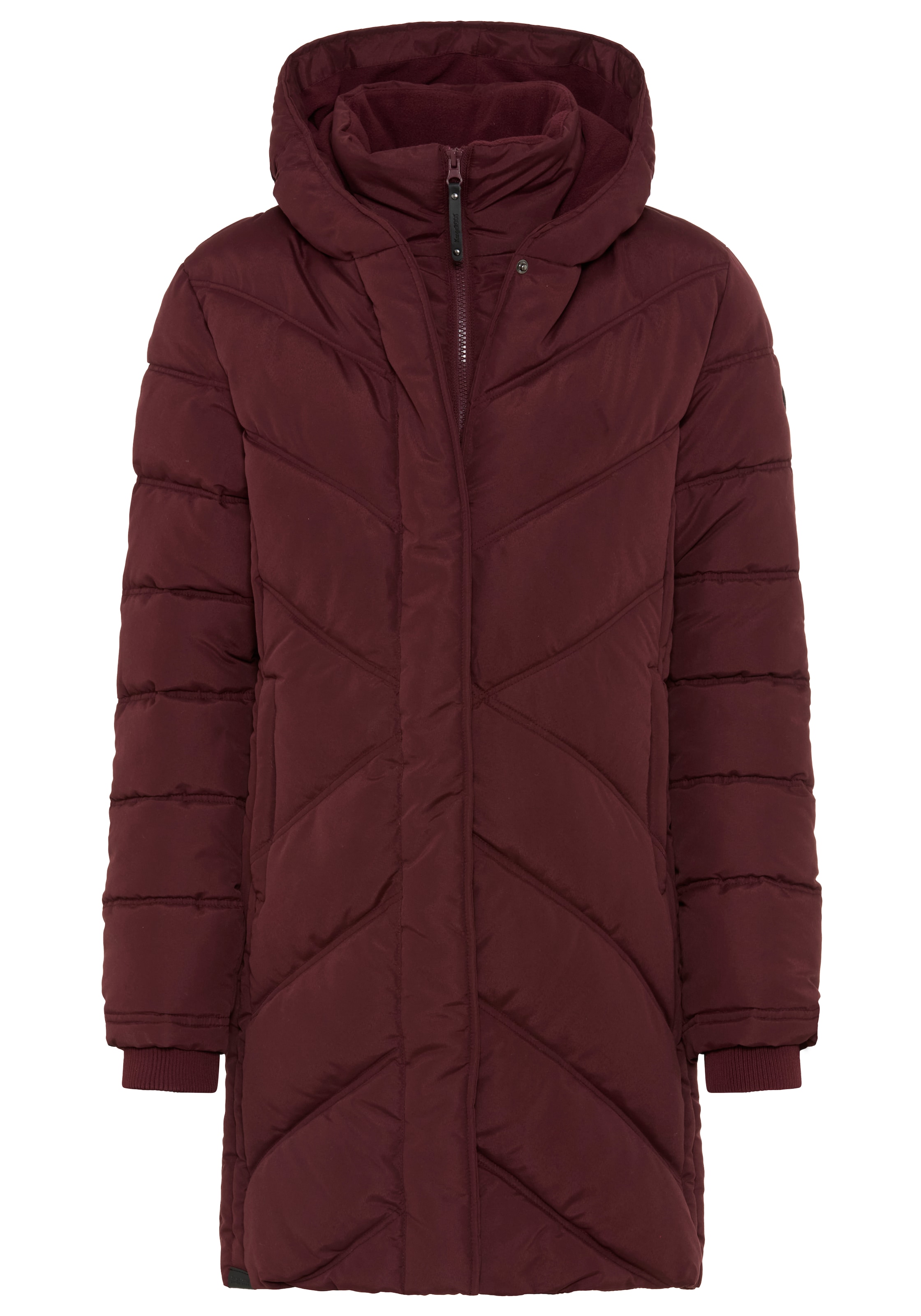 KangaROOS Winterjacke mit Kapuze mit hochschließendem Kragen,  gefütterte Kapuze