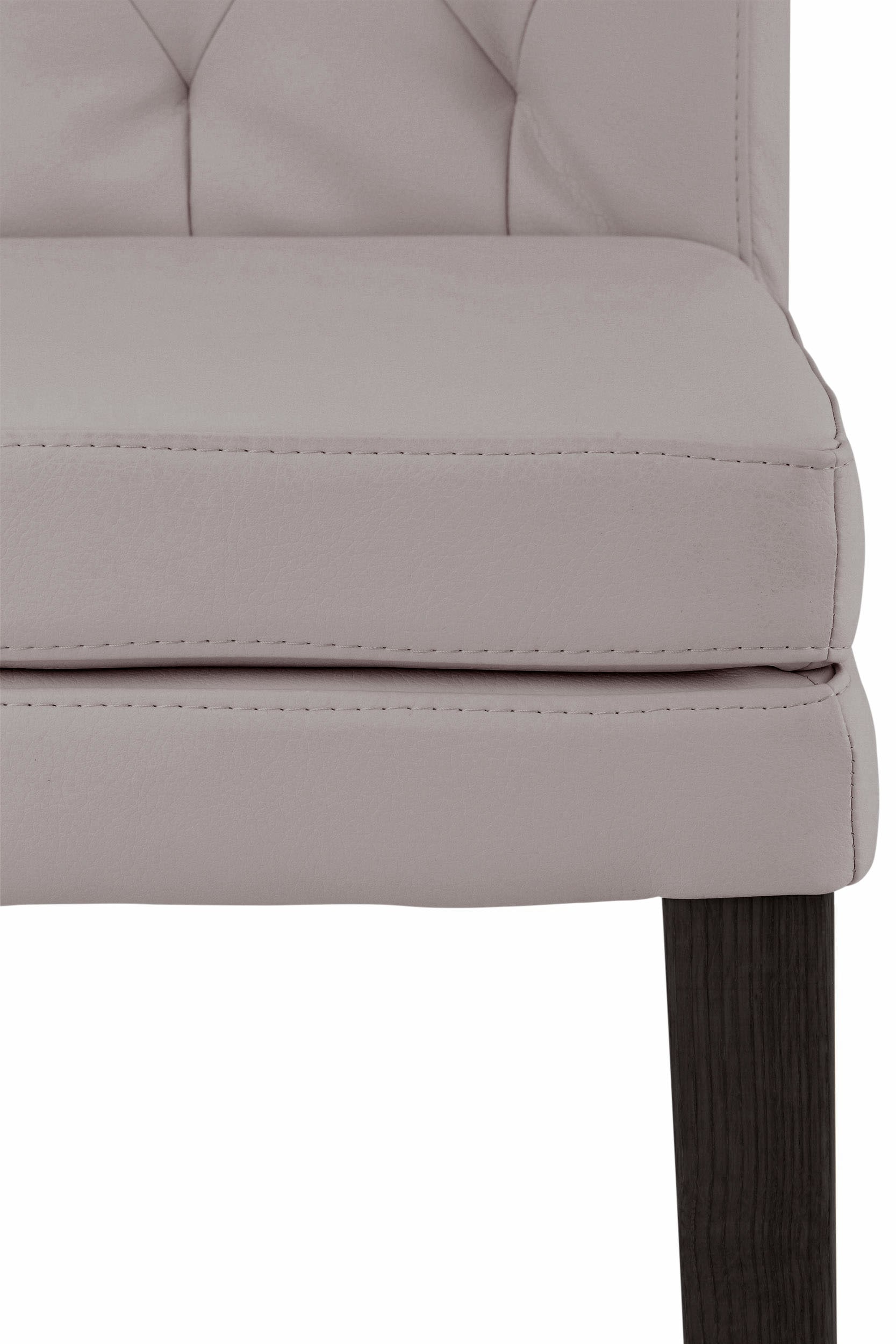 Home affaire 4-Fußstuhl »Colorado«, (Set), 6 St., Kunstleder, Beine aus Buche, wengefarben lackiert, Im 2er, 4er oder 6er-Set