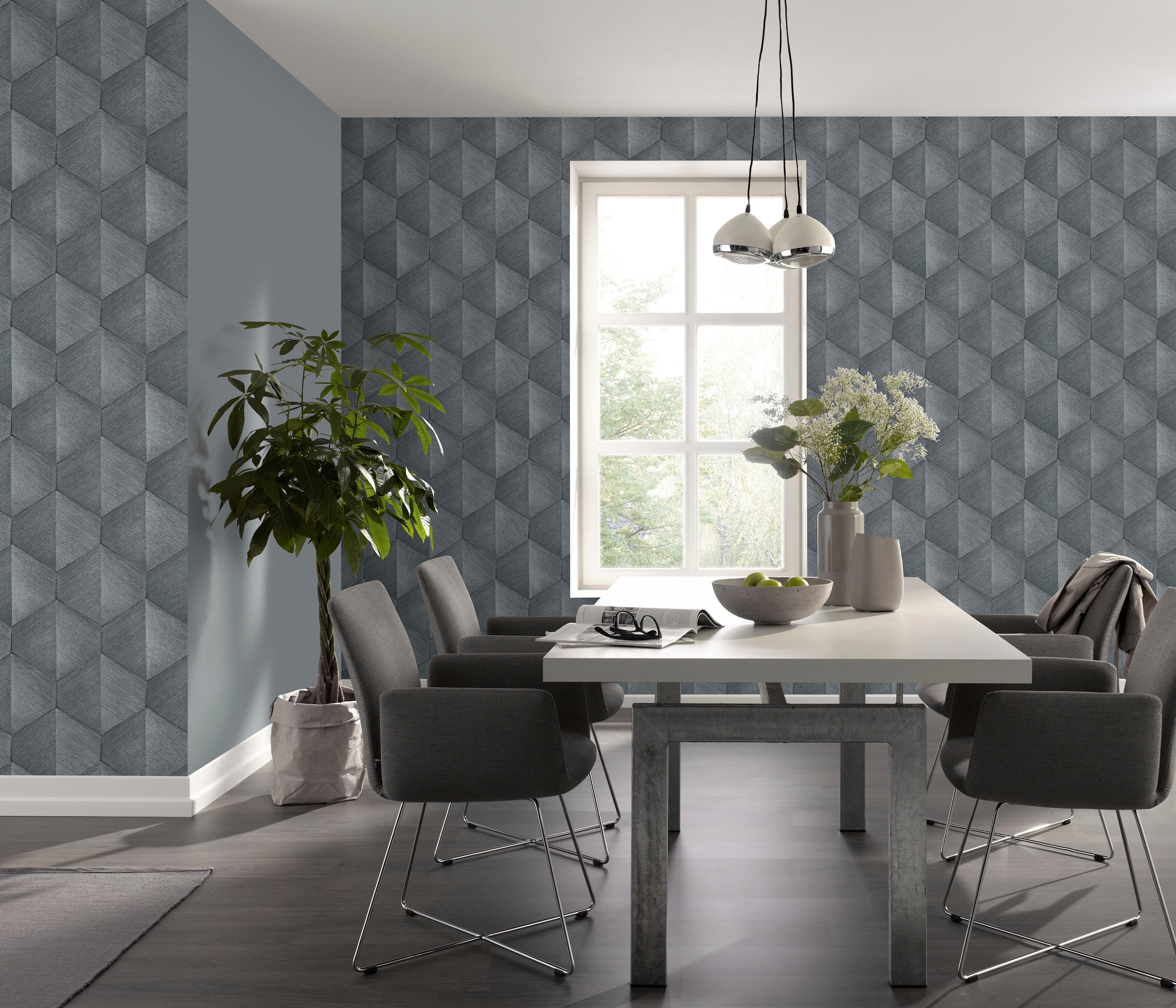 Fashion for walls Vliestapete »Prisma« 3D-Optik geprägt Phthalate frei