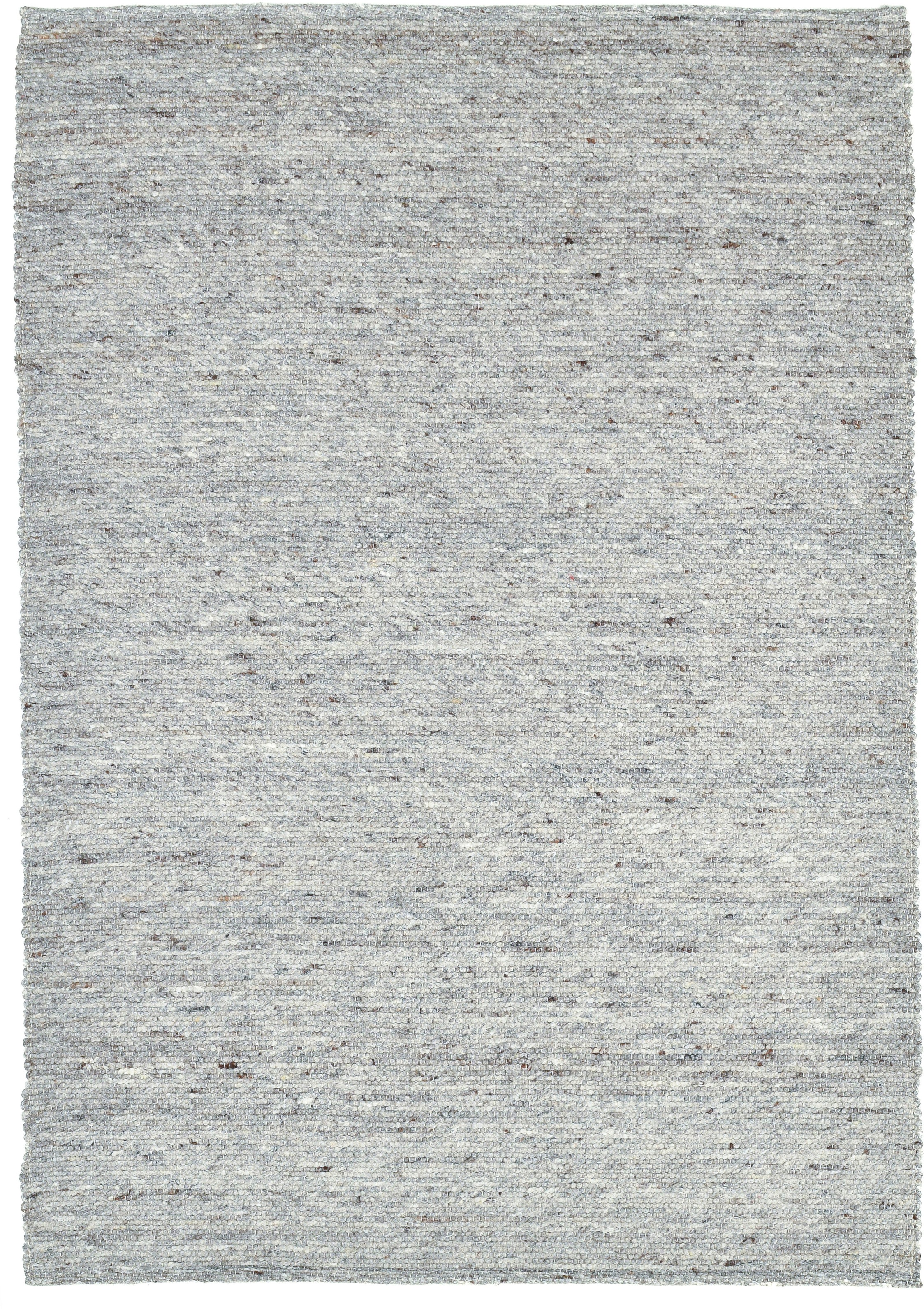 Sansibar Wollteppich »Hörnum« rechteckig 12 mm Höhe Handweb Teppich, meliert, reine gewalkte Wolle, handgewebt