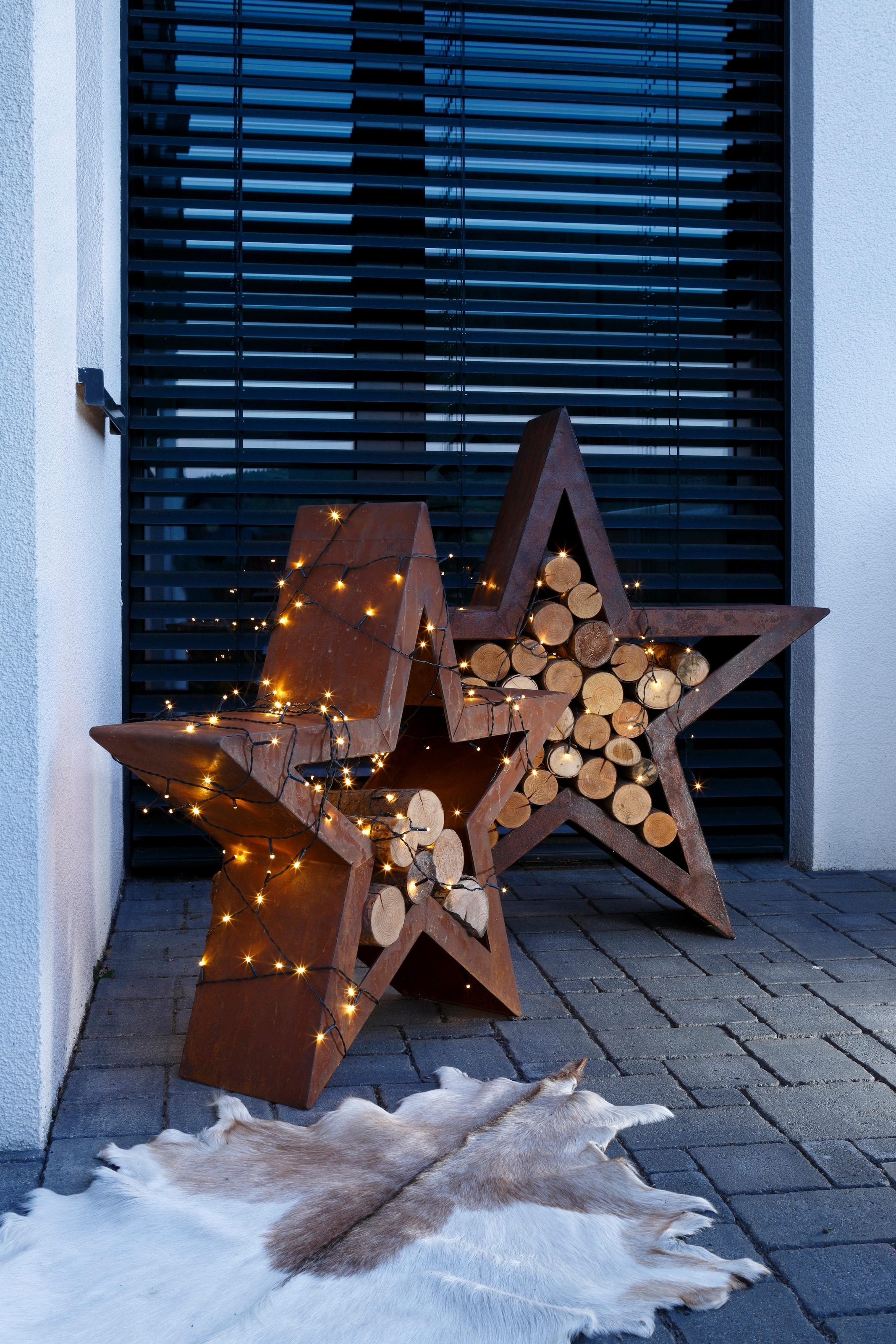 LED-Lichterkette Star-Max Flackerfunktion auf »Weihnachtsdeko mit Rechnung kaufen aussen«,