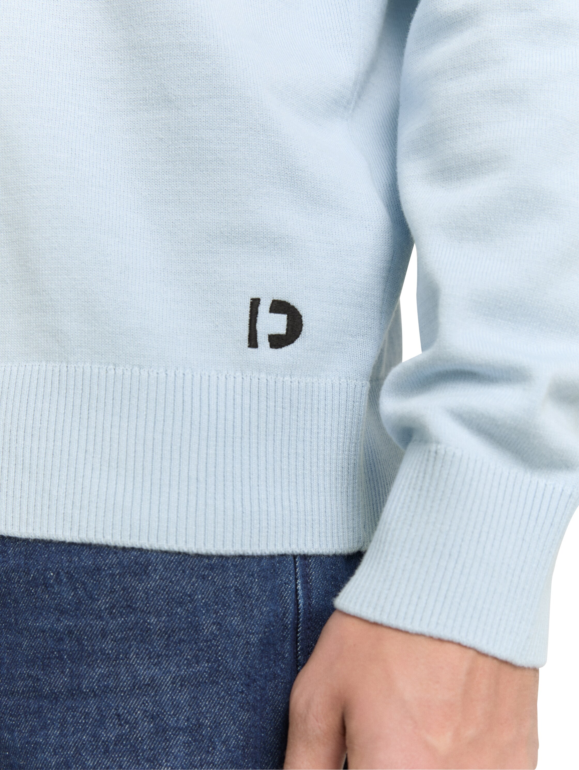 TOM TAILOR Denim Strickpullover in melierter Optik