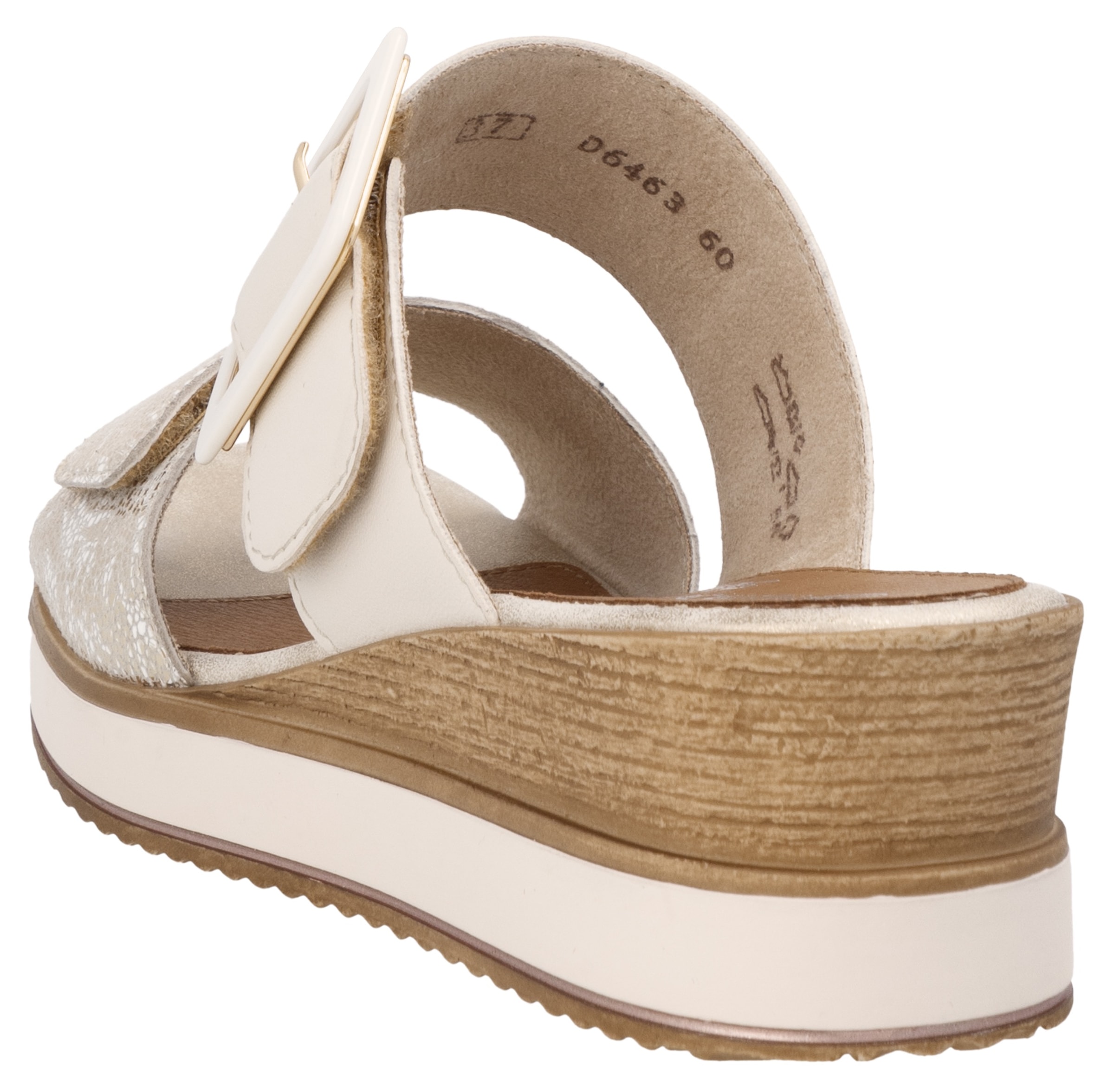 Remonte Pantoffel, Keilabsatz, Sommerschuh, Bequemschuh mit Softfußbett