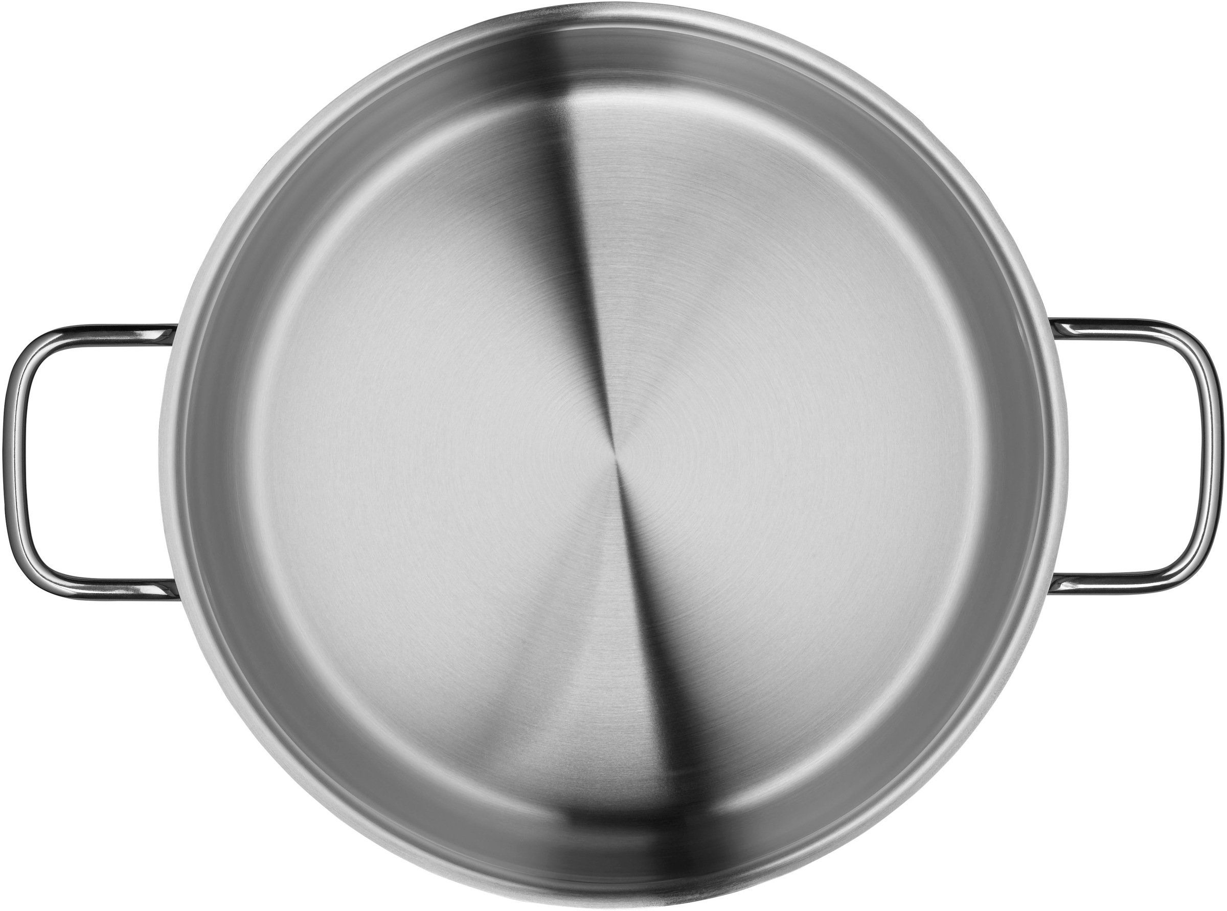 WMF Fleischtopf »Diadem Plus«, Cromargan® Edelstahl Rostfrei 18/10, (2 tlg.), breiter Schüttrand, außergewöhnliches Design, spülmaschinengeeignet