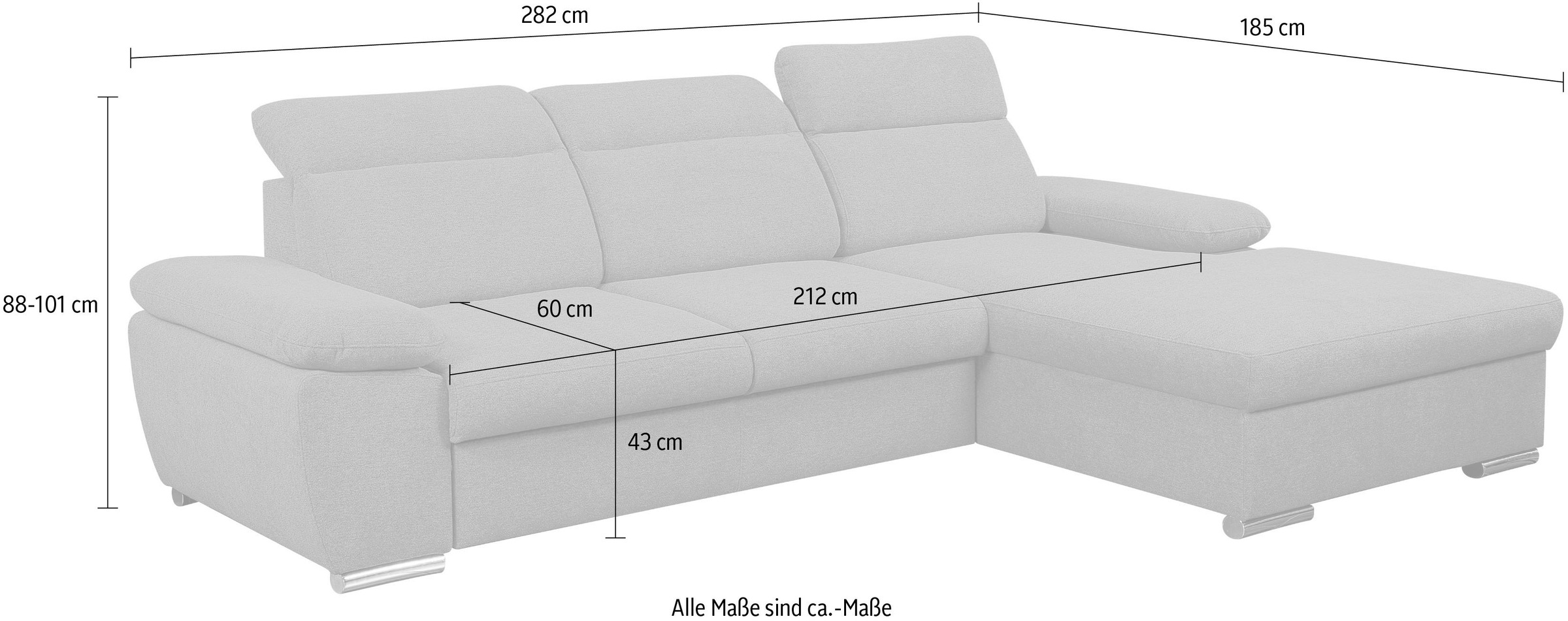 WERK2 Ecksofa »Memo Palma«