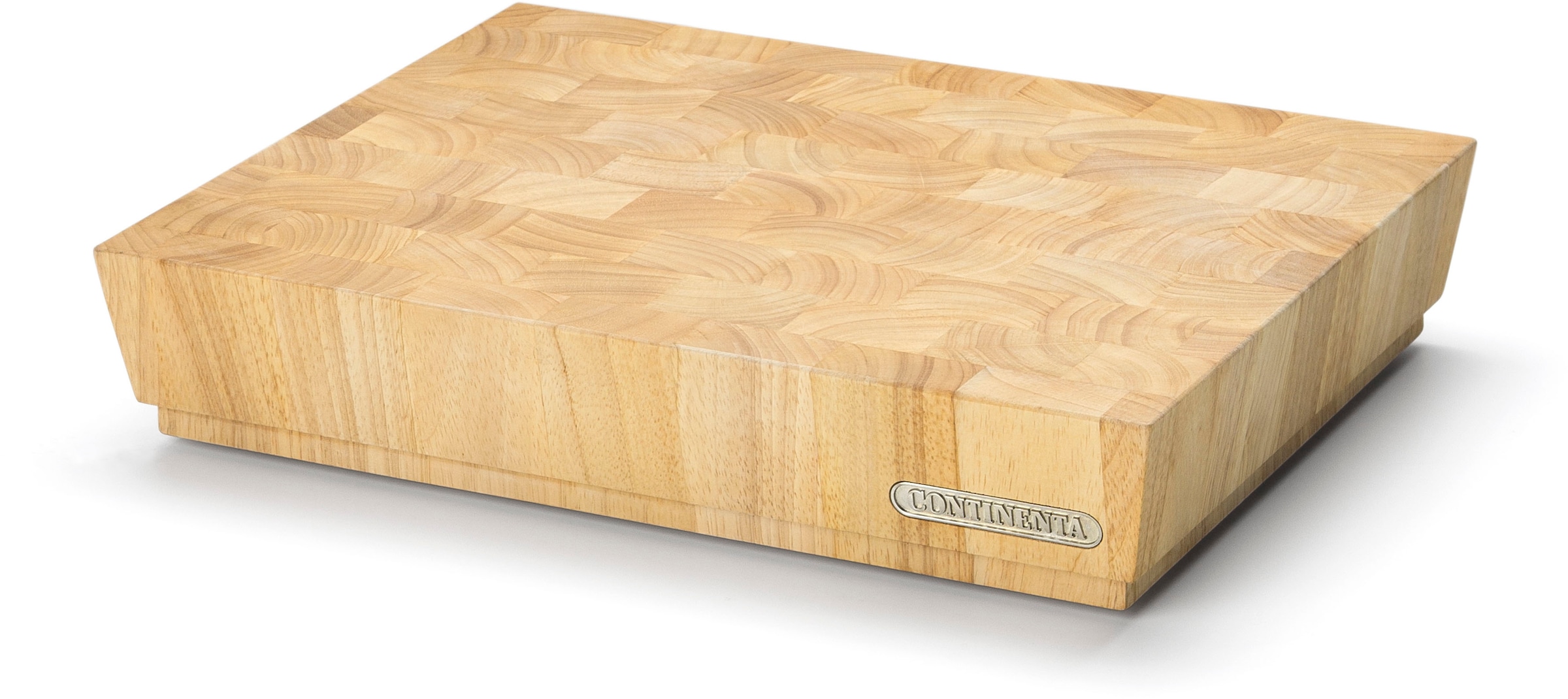 Continenta Schneidebrett Hackbrett, Stirnholz 40x30x7,5cm