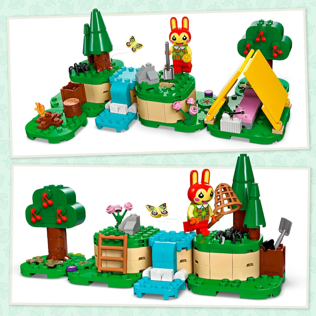 LEGO® Konstruktionsspielsteine »Mimmis Outdoor-Spaß (77047), LEGO® Animal Crossing«, (164 St.)