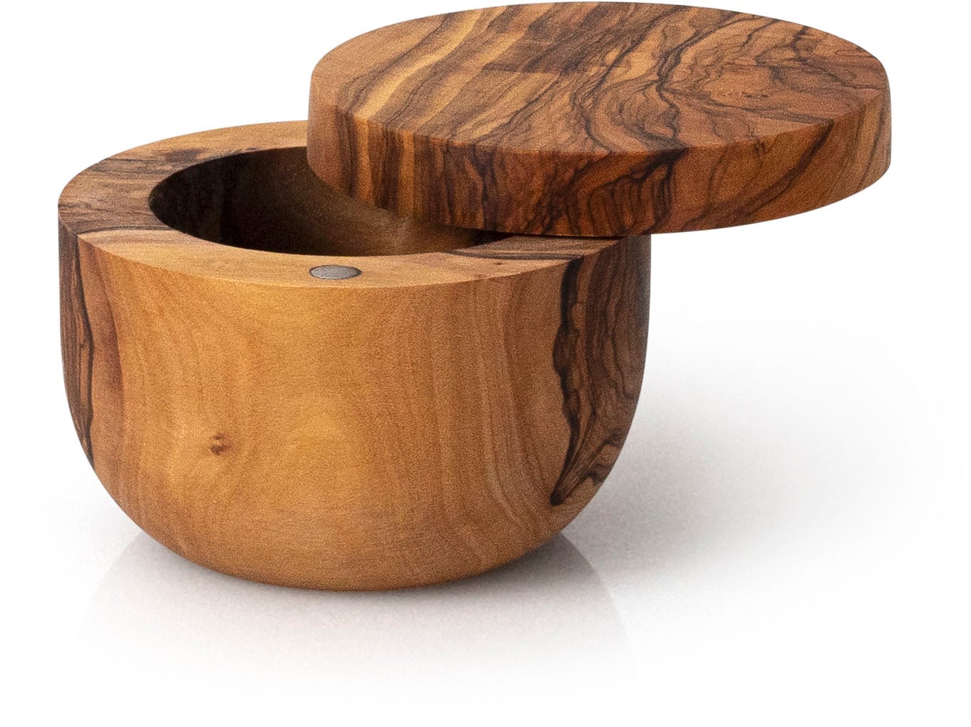 Continenta Vorratsdose »edle Dose aus Olivenholz, Ø ca. 10 cm« 1 Stk. tlg. jedes Stück ein Unikat, Innendurchmesser ca. 8,4 cm