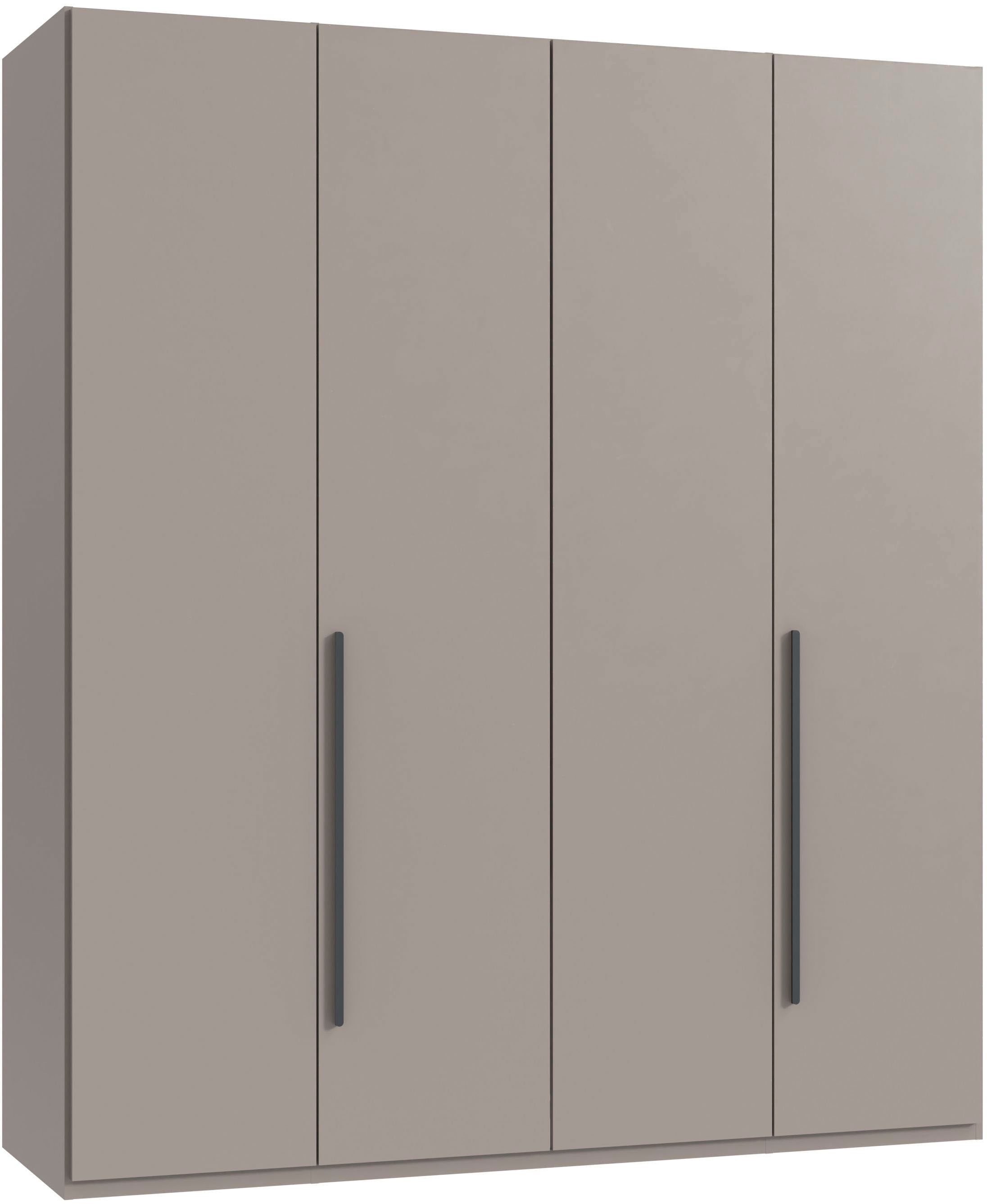 Wimex Drehtürenschrank »Kleiderschrank London, in den Breiten 180cm, 225cm oder 270cm« mit verschiedenen Griffen in goldfarben, silberfarben oder schwarz,  wahlweise mit Basic- oder Premium-Ausstattung erhältlich
