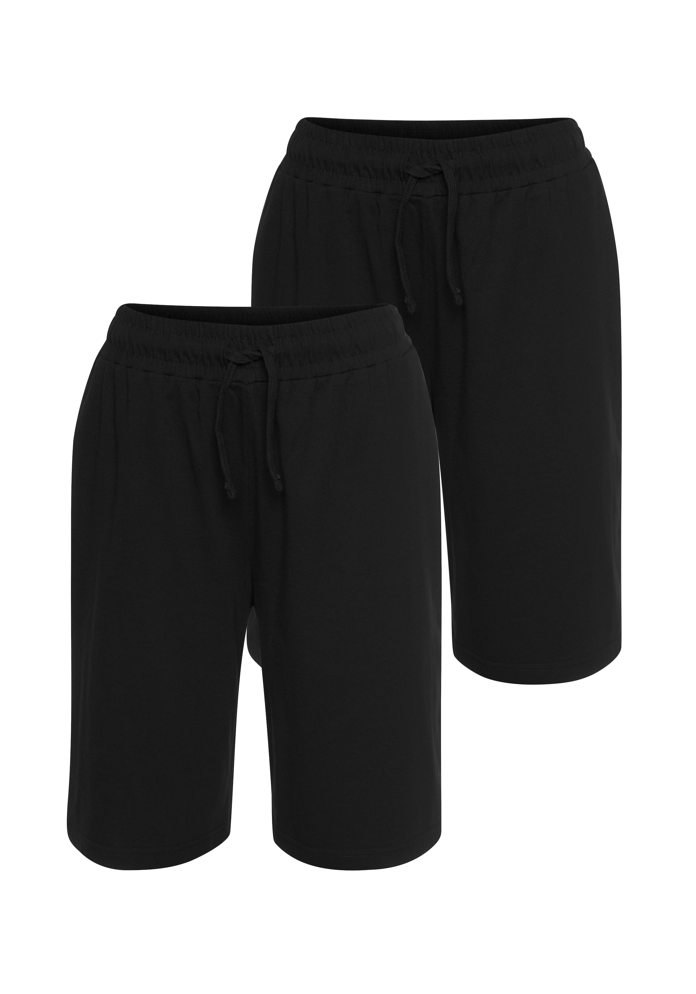 Eastwind Shorts »Double Pack Short, black+black«, (Packung, 2 tlg., 2er-Pack)